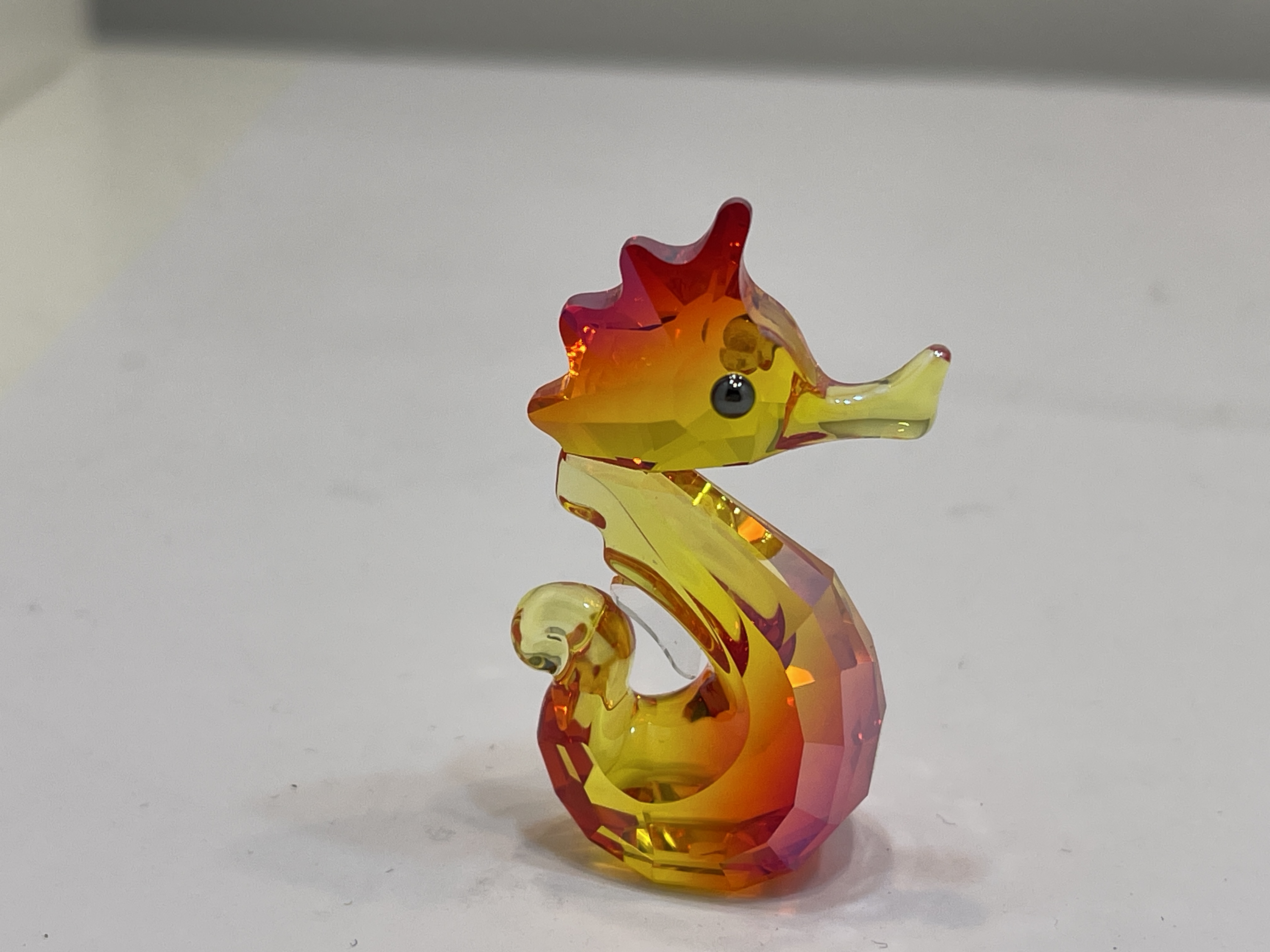 Swarovski Figur 1121757 Seepferdchen Gina 4 cm Top Zustand  