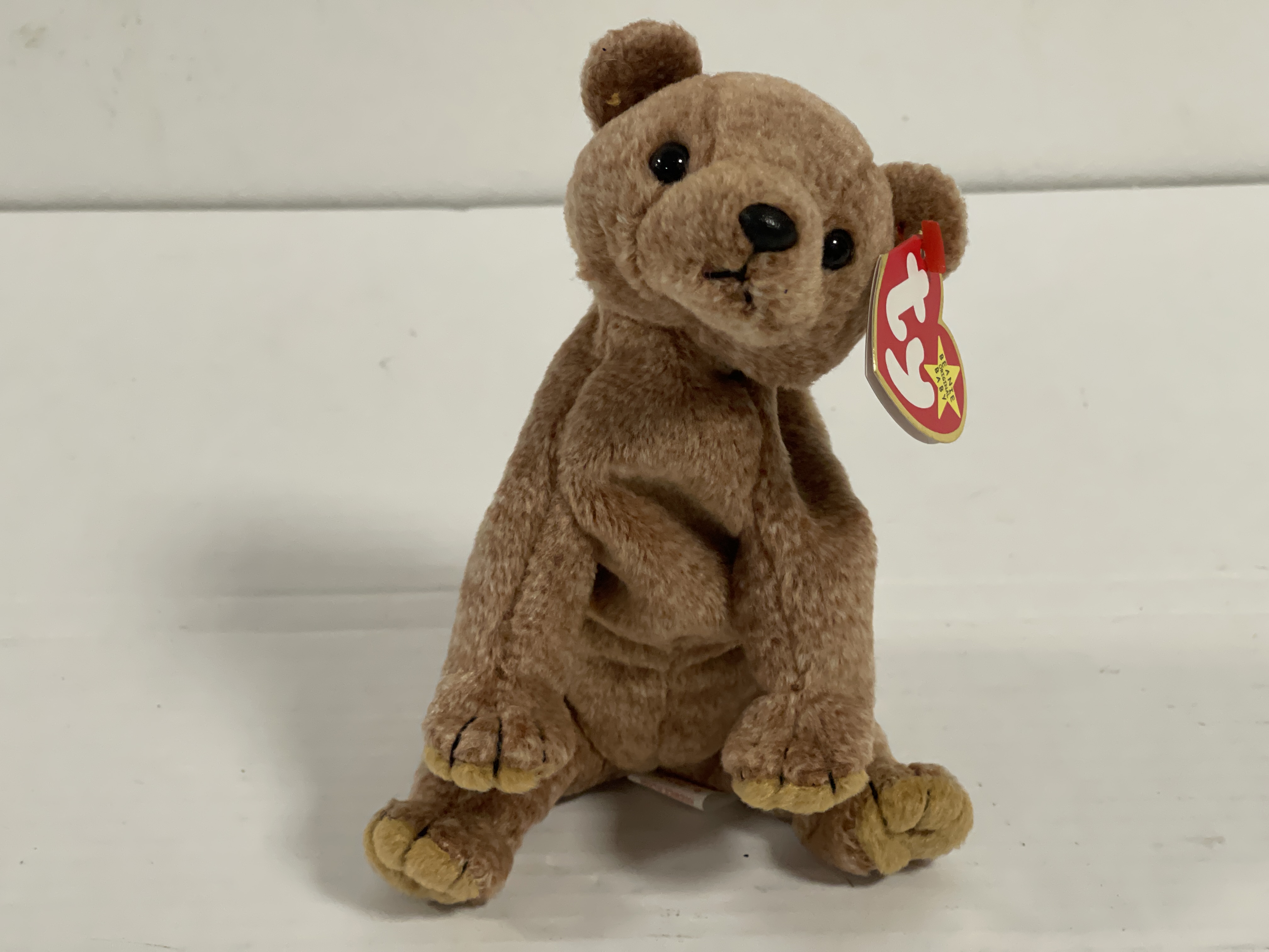 Sammler Stofftier Beanie Babies - Bär - 17 cm. Top Zustand    