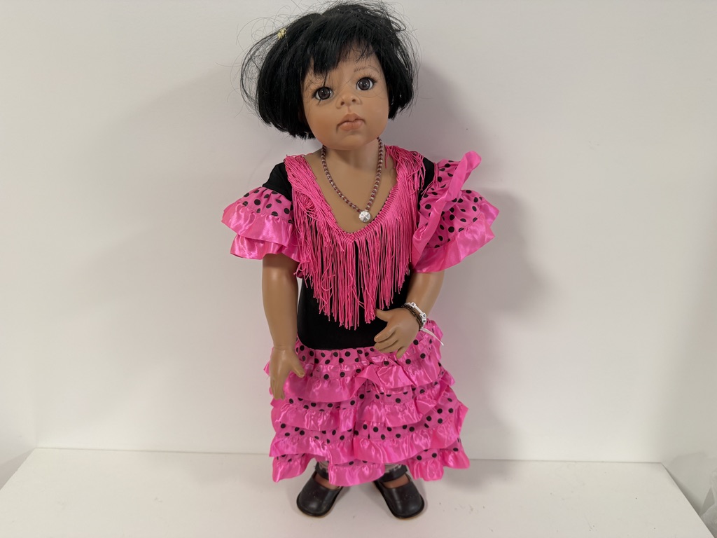 Künstlerpuppe Puppe Monika Levenig Vinyl Puppe 78 leicht schmutzig 