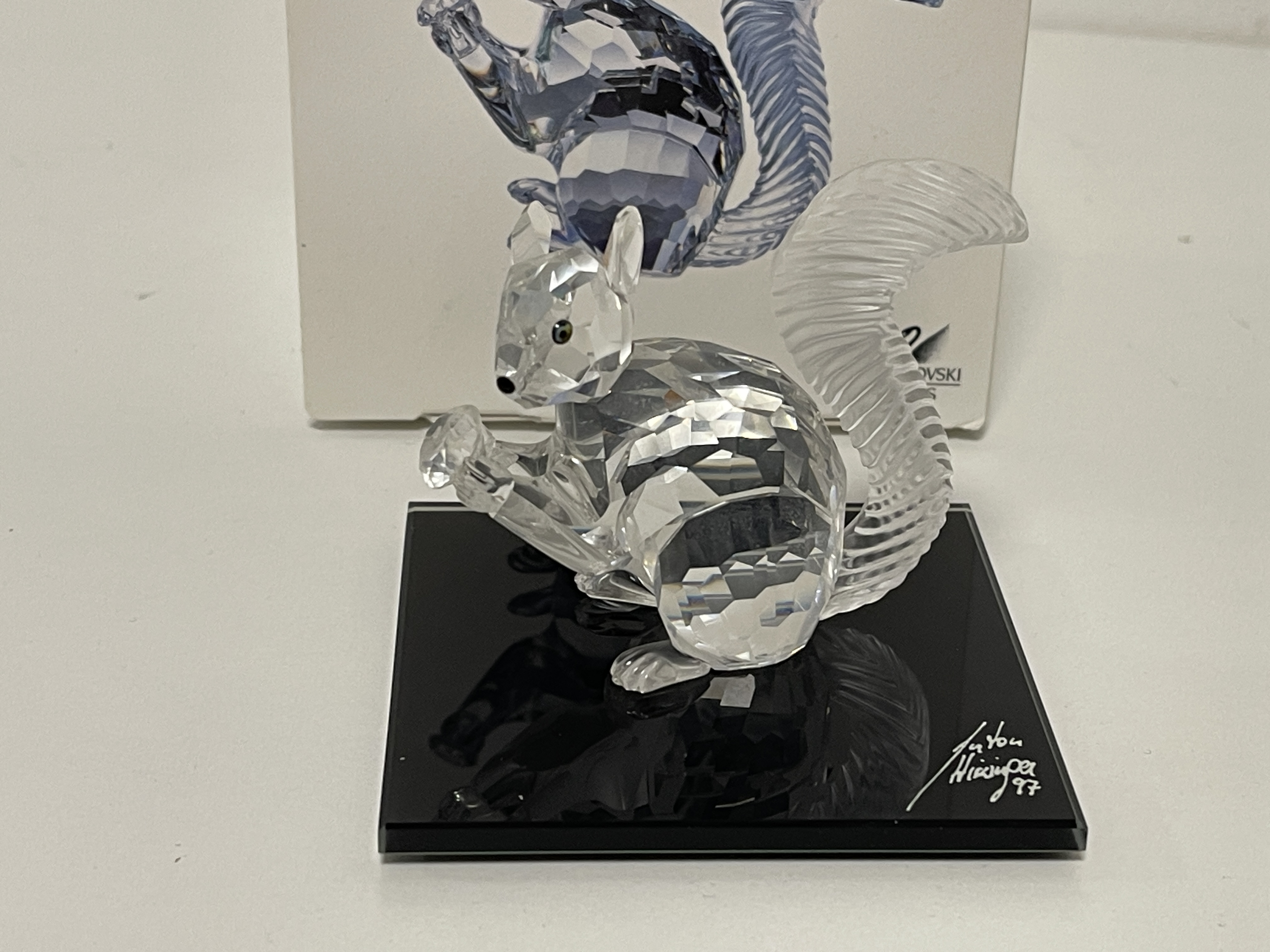 Swarovski Figur 84335 Großes Scs Eichhörnchen 7,5 cm. Inkl. Ovp + Zertifikat - Top Zustand