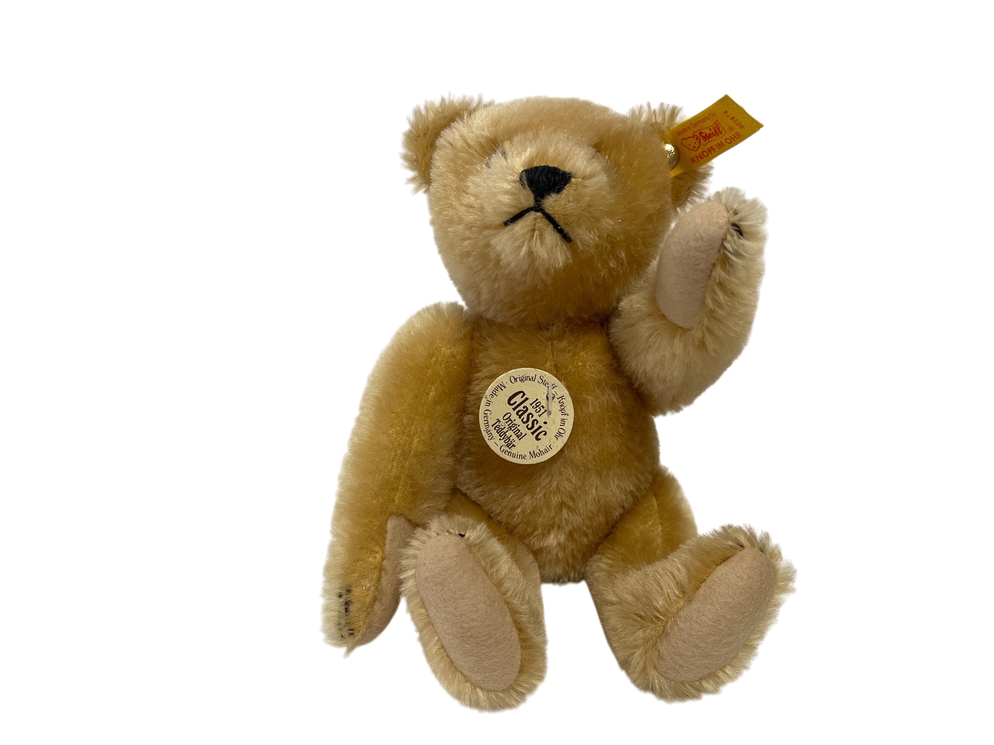 Steiff Tier 000874 Classic Teddy 22 cm. Top Zustand    