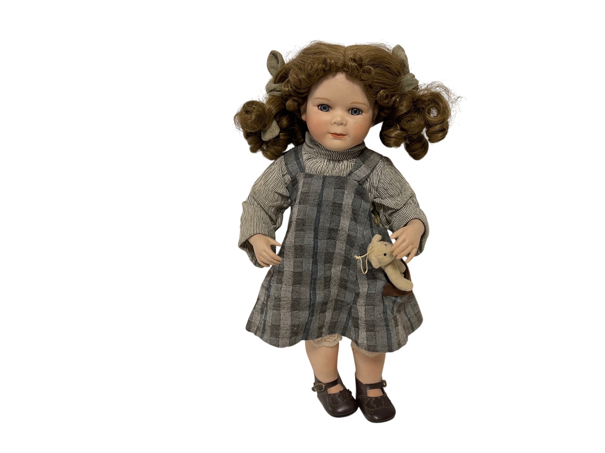 Künstler Porzellan Puppe Wenz 45 cm. Top Zustand  