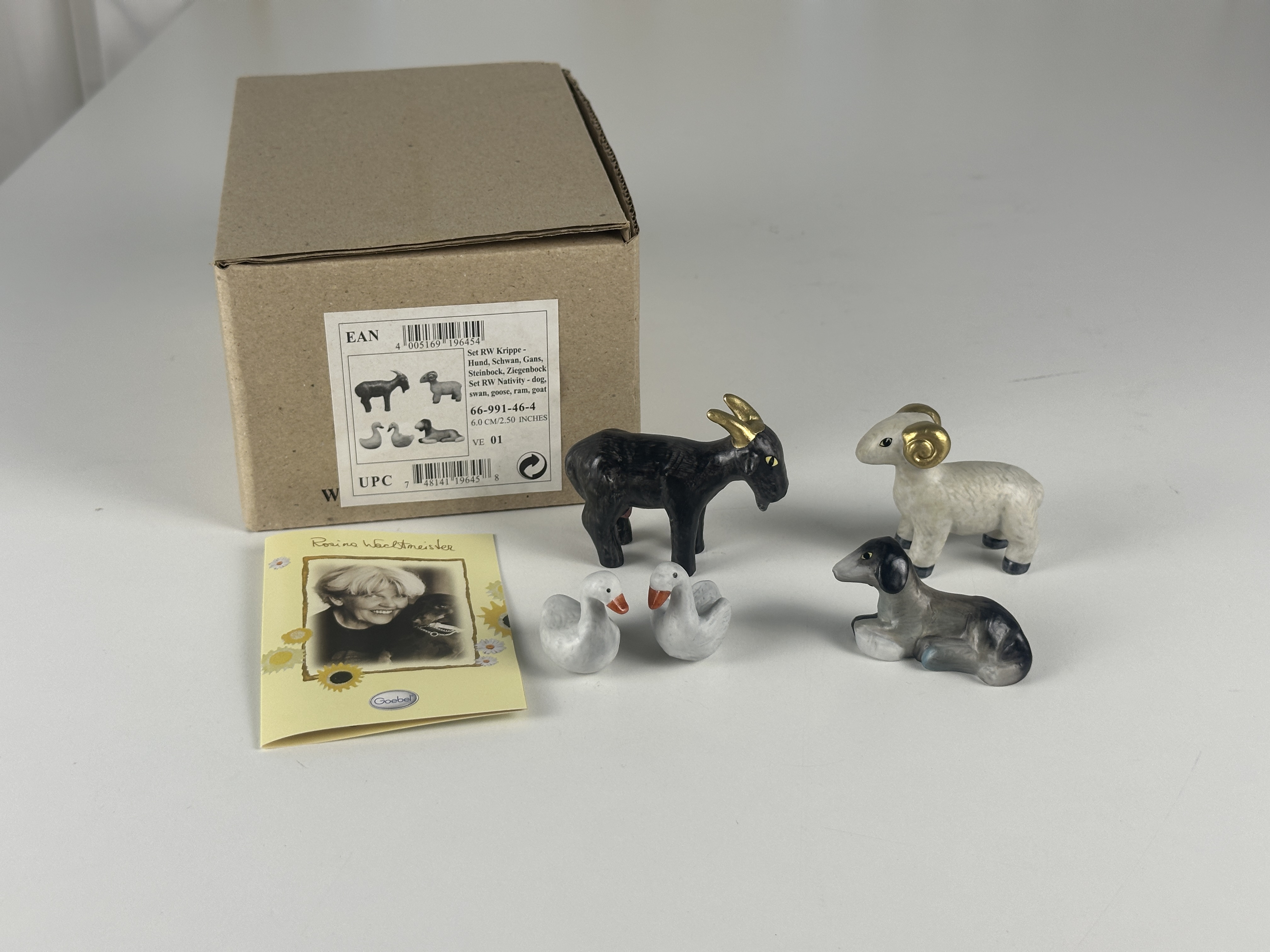  Goebel Figur Rosina Wachtmeister Set Krippenfiguren ca. 6 cm  + OVP - 1 Wahl. Top Zustand