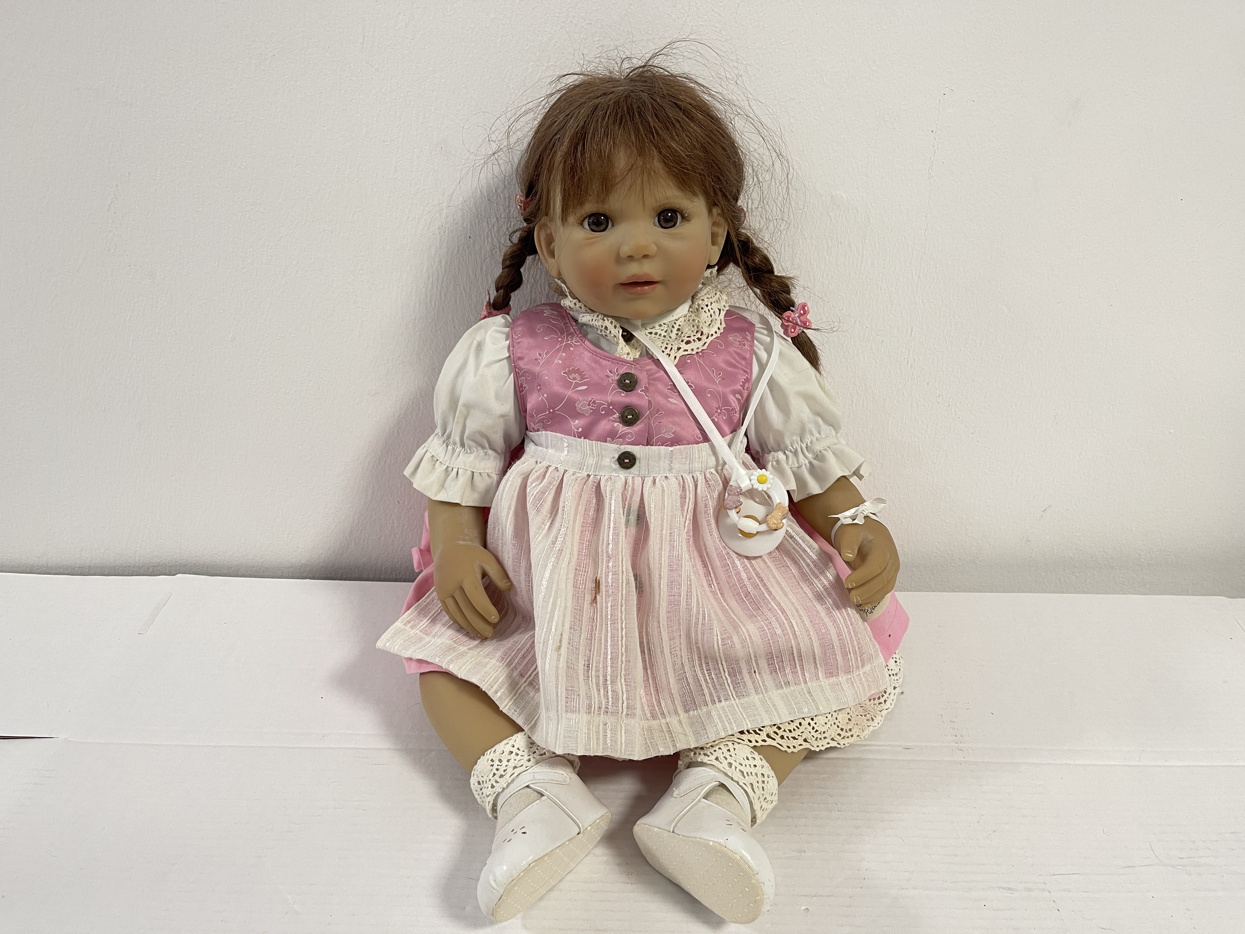 Künstlerpuppe Regina Swialkowski Vinylpuppe 60 cm. Top Zustand 