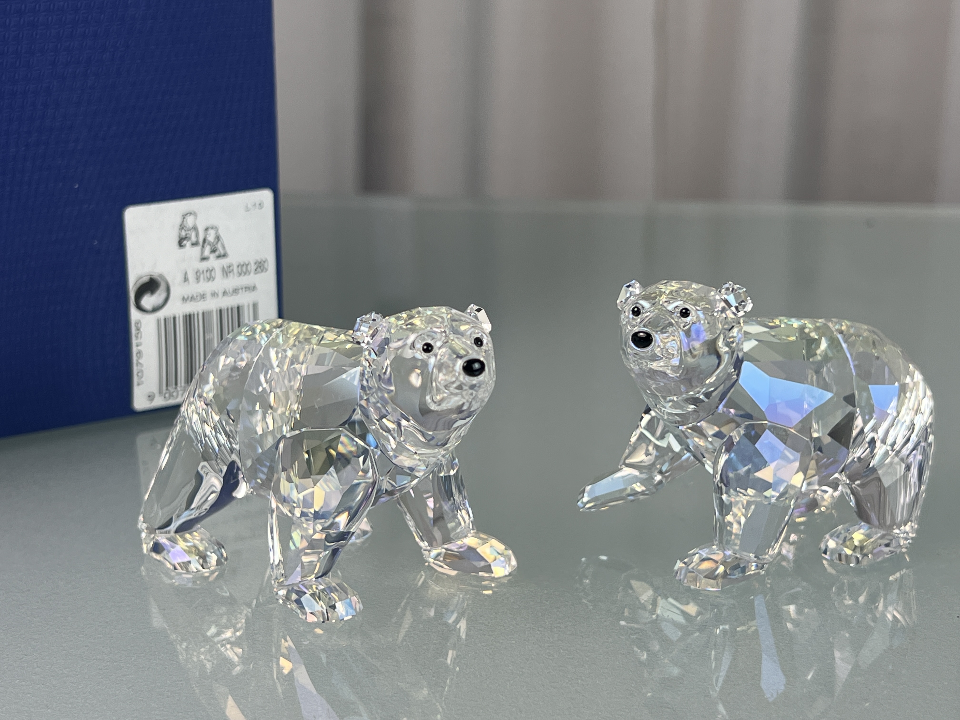  Swarovski Figur 1079156 Siku junge Eisbären 7,7 x 5,2 cm. Ovp & Zertifikat - Top Zustand