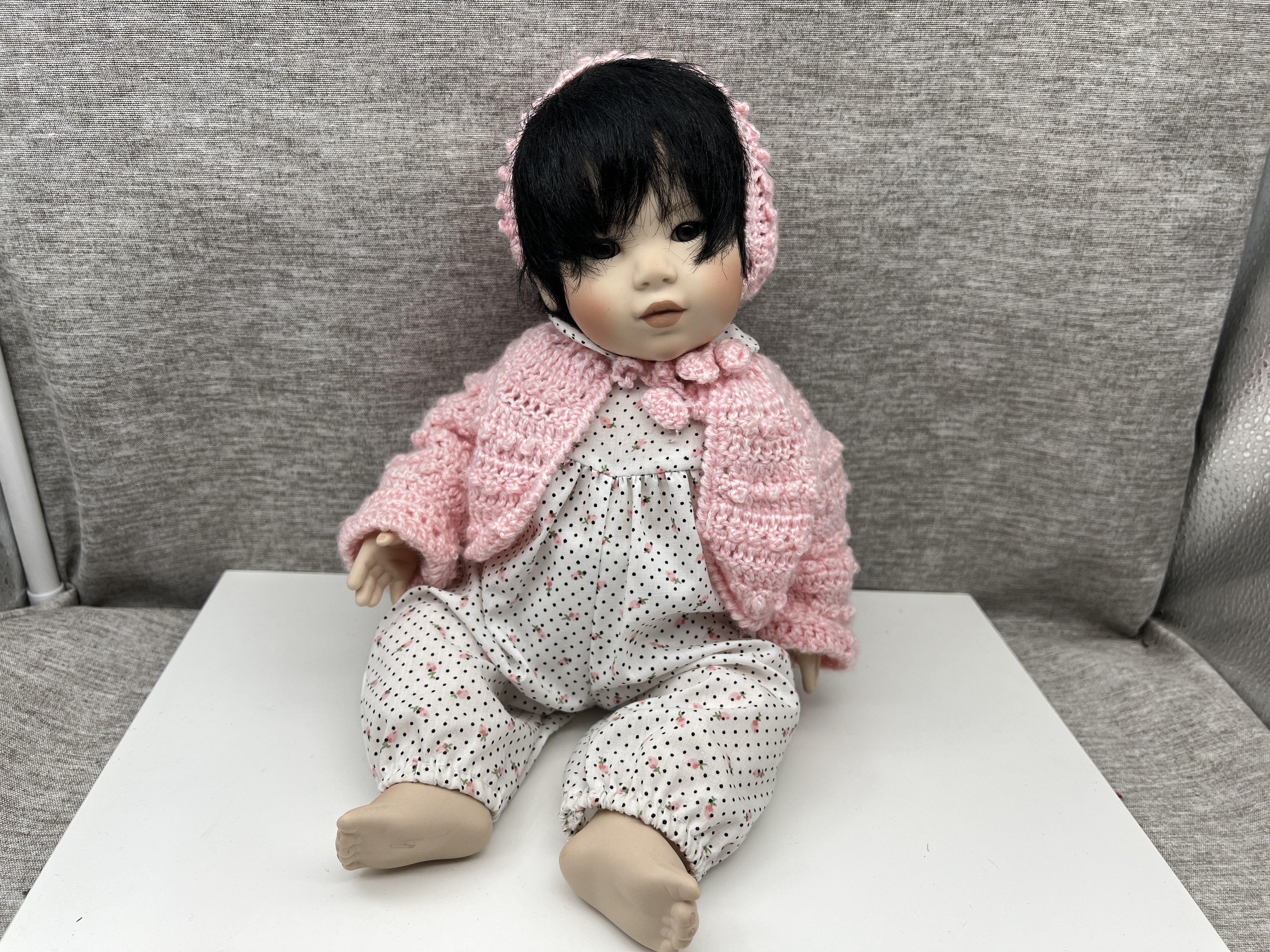 Jeanne Singer Porzellan Puppe 32 cm. Top Zustand 