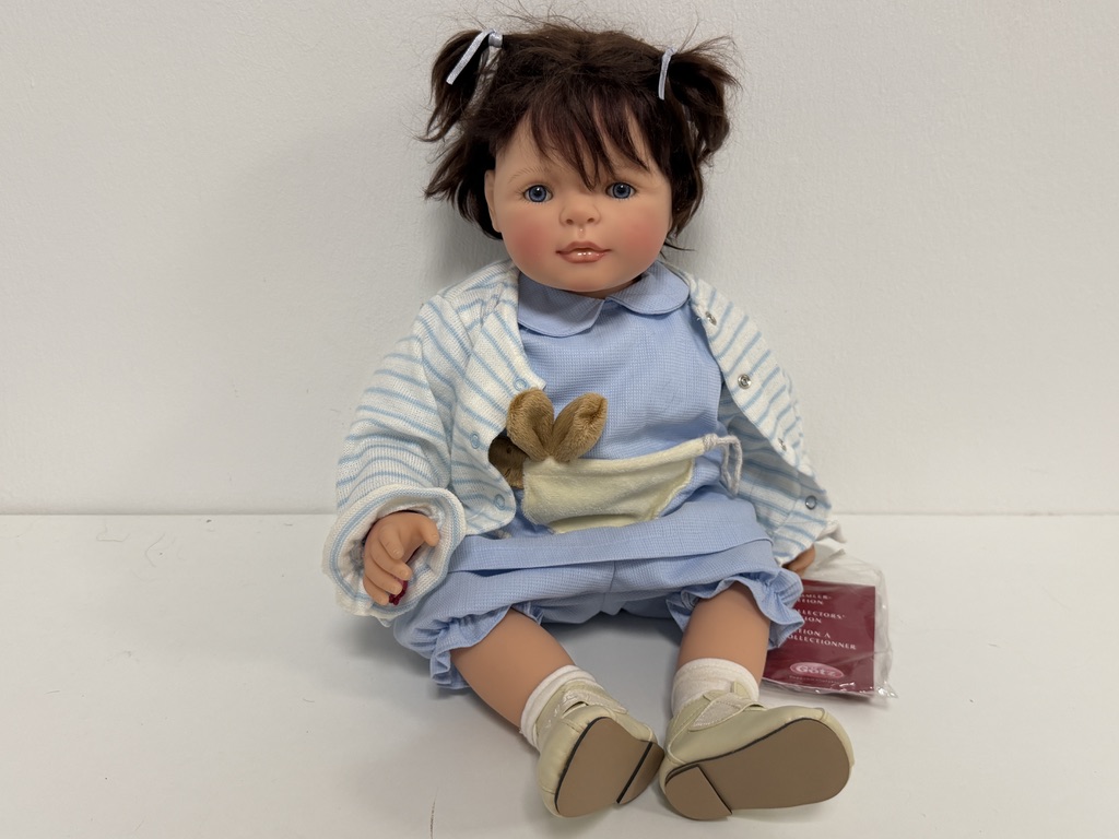 Bettine Klemm Vinyl Künstlerpuppe Puppe 56 cm. Top Zustand  