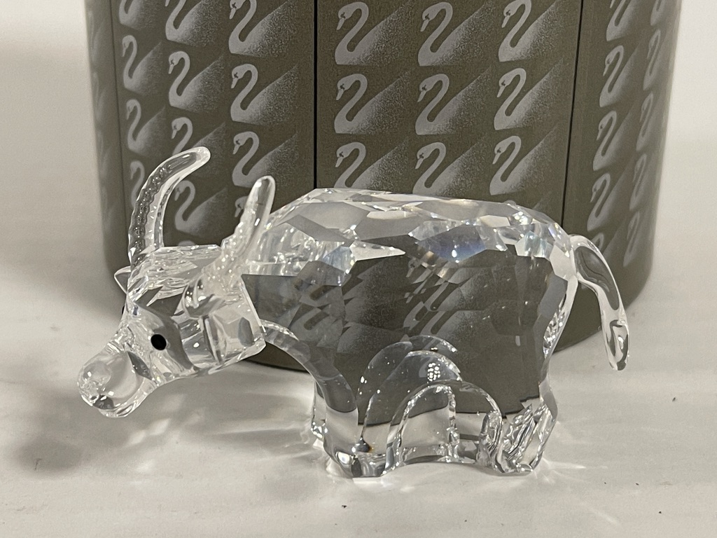  Swarovski Figur 275437 Zodiak Wasserbüffel 6,5 cm. Mit OVP + Zertifikat. Top Zustand  