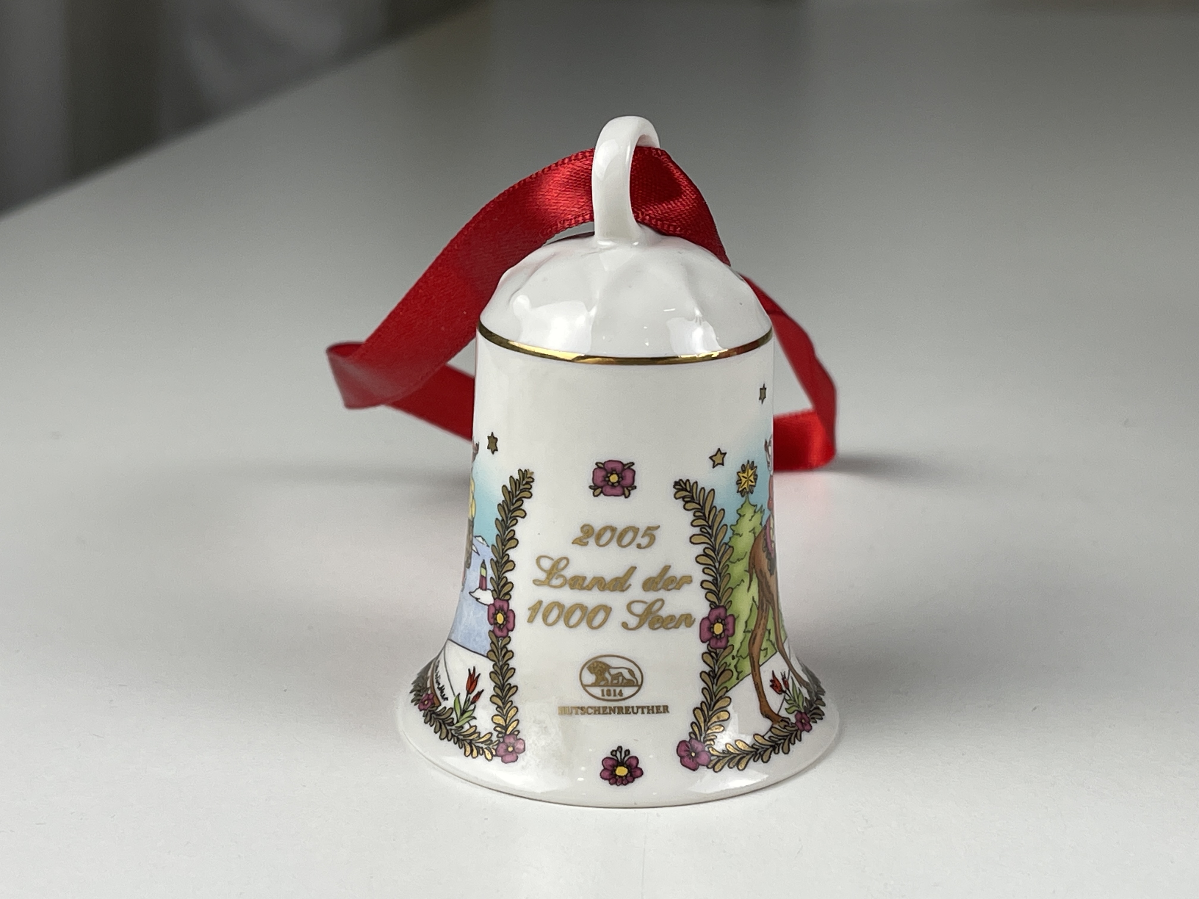  Hutschenreuther 2005 Weihnachtsglocke  7 cm. Top Zustand.  