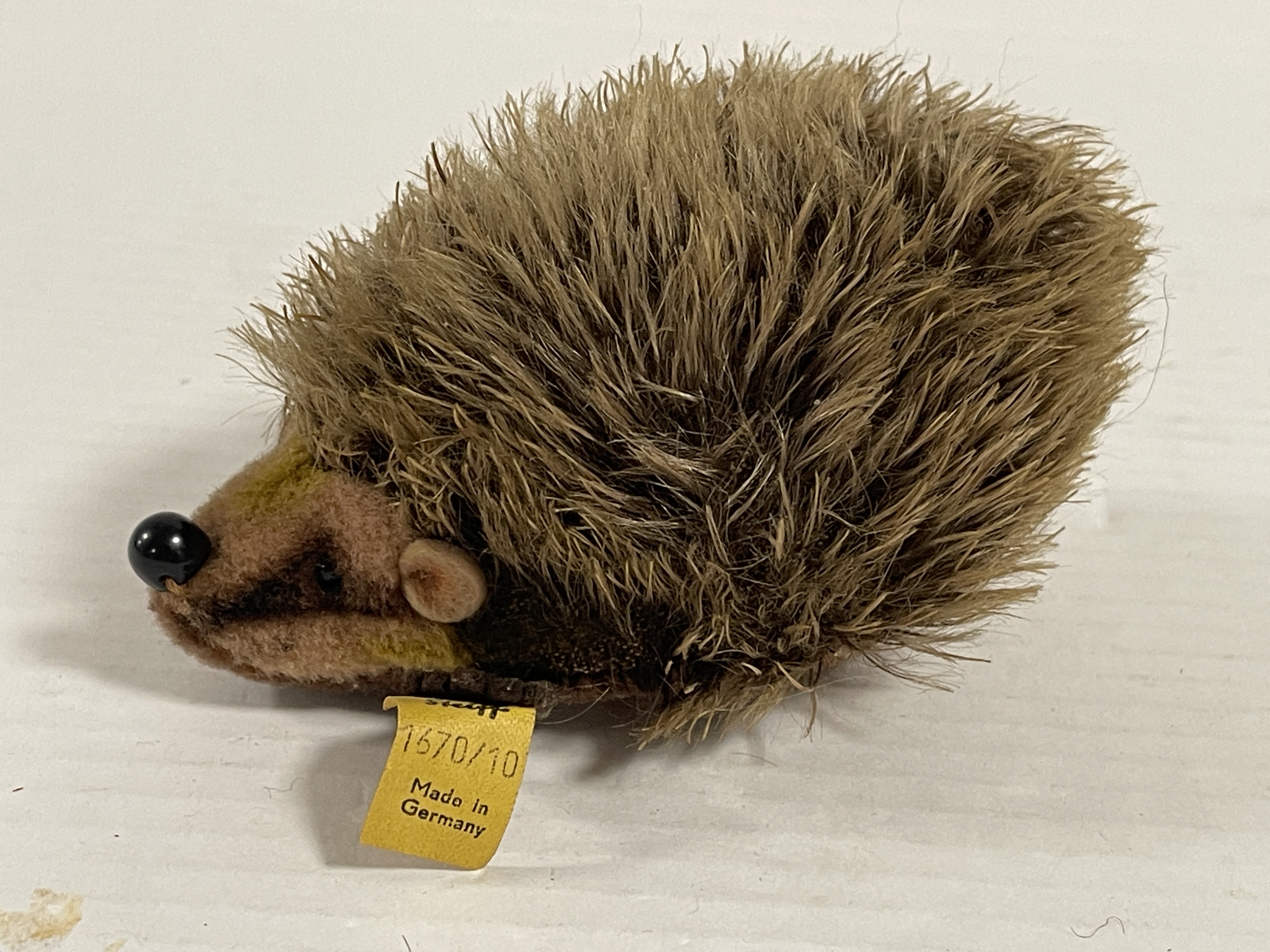Steiff Tier 1670/10  Igel Joggi - 10 cm. Top Zustand    