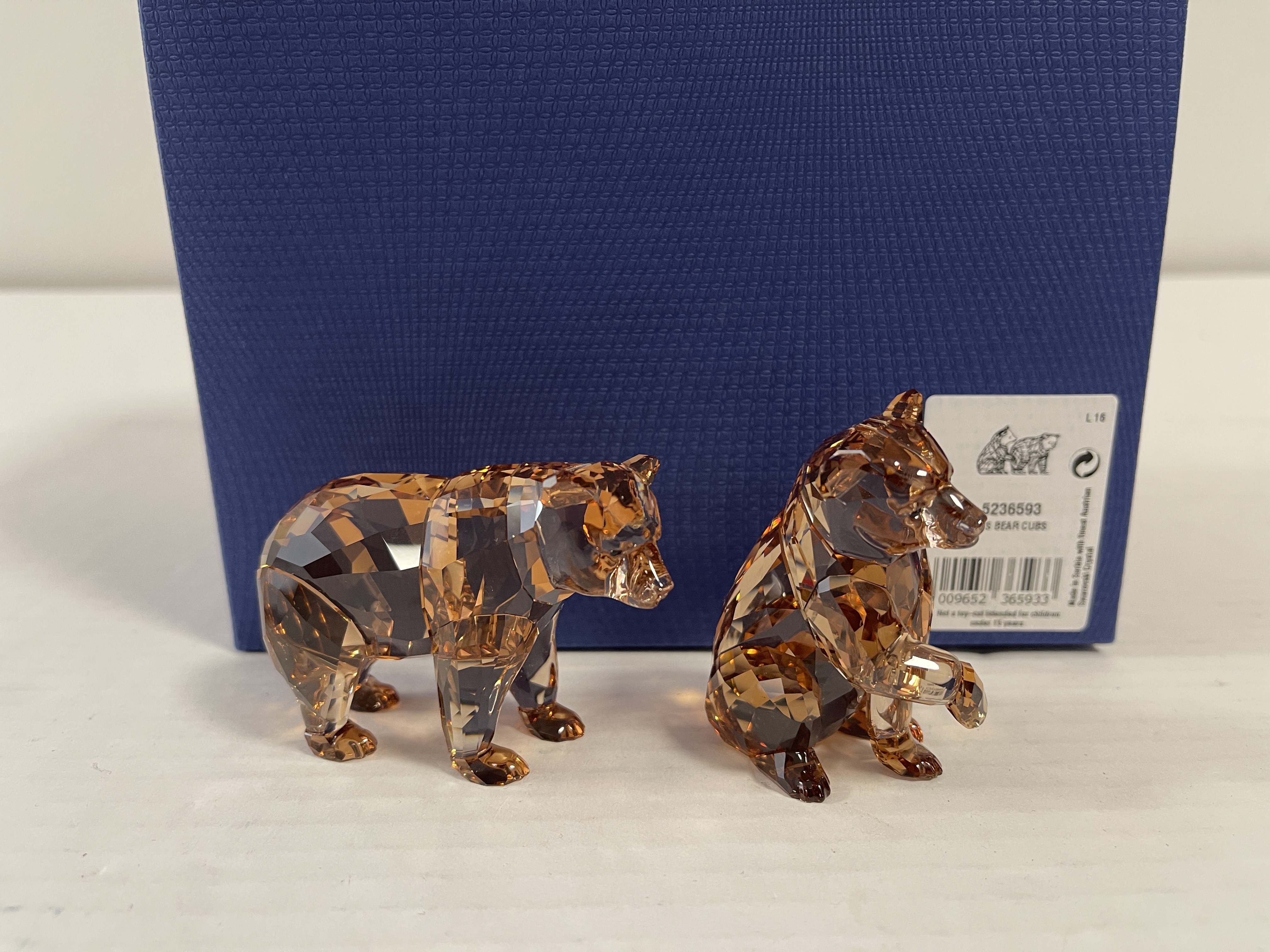 Swarovski Figur 5236593 Bären Babys Arcadia 7,4 cm. Ovp Zertifikat Top Zustand 