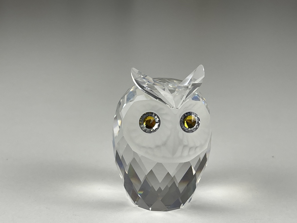 Swarovski Figur Kristall 046000 Eule 5,3 cm. Top Zustand 