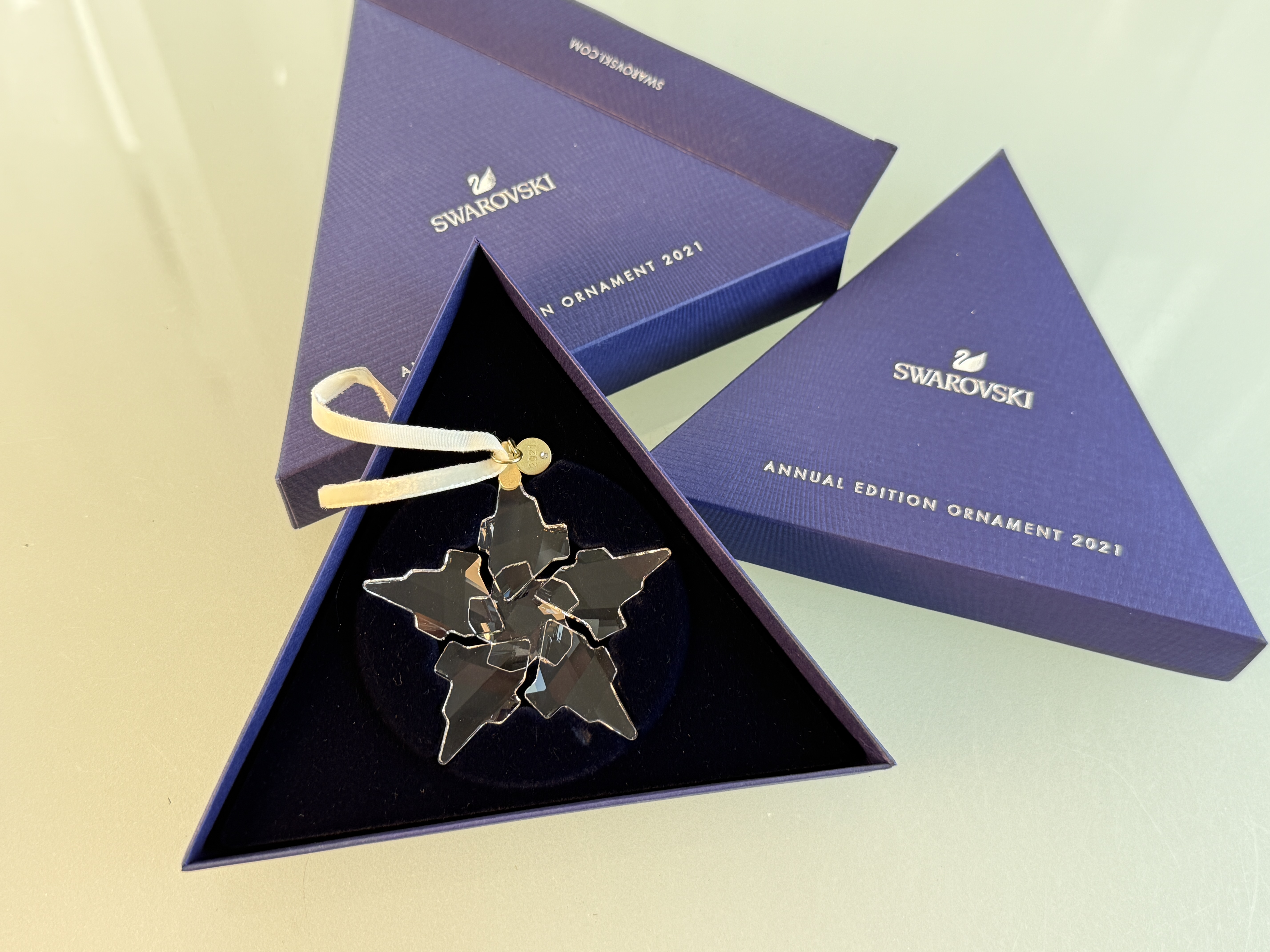  Swarovski Figur 5557796 Weihnachtsstern 2021 Groß 7,2 cm. Top Zustand