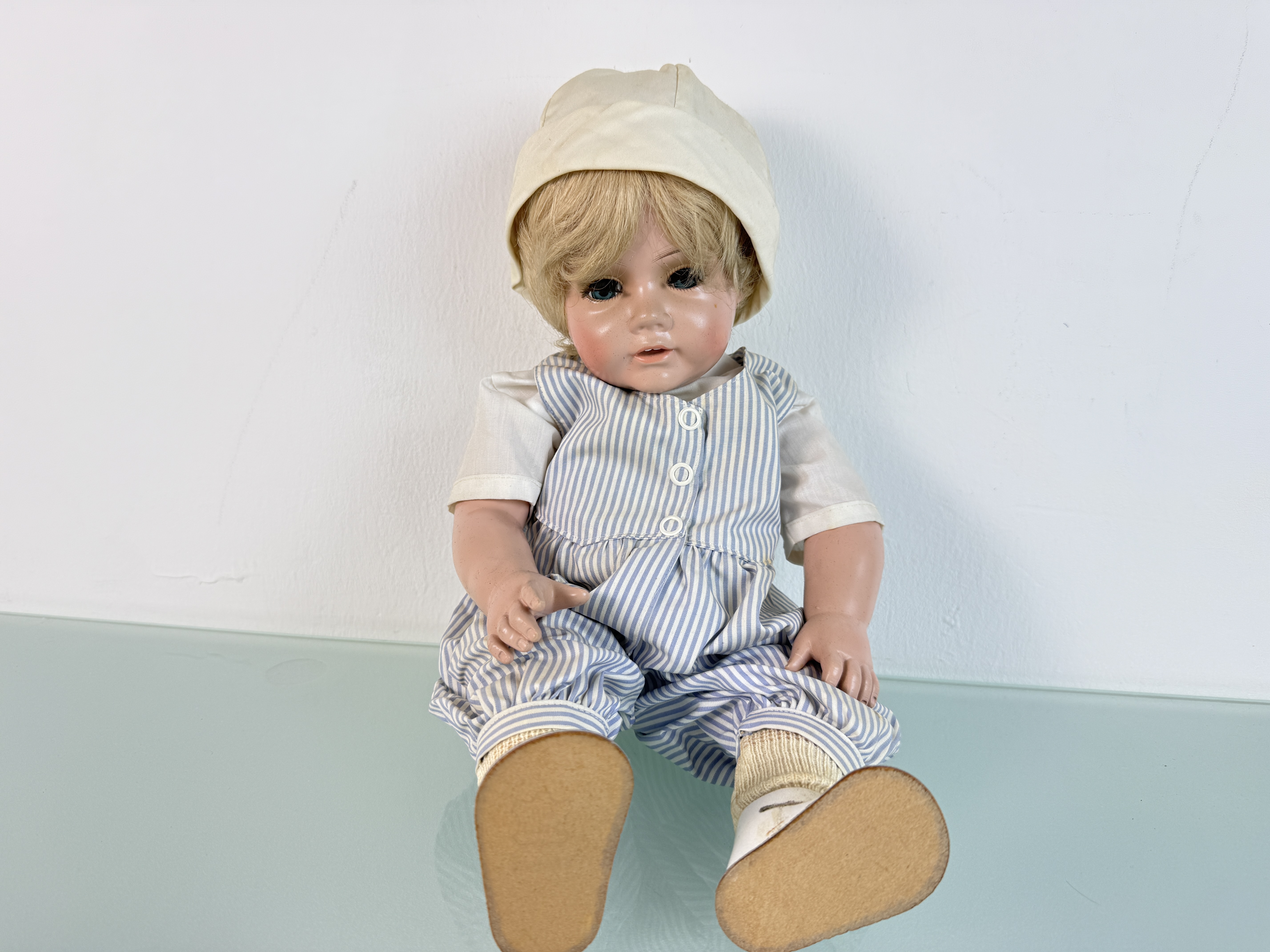 Wernicke Puppe Zelluloid Puppe 42 cm Zustand Siehe Fotos.   