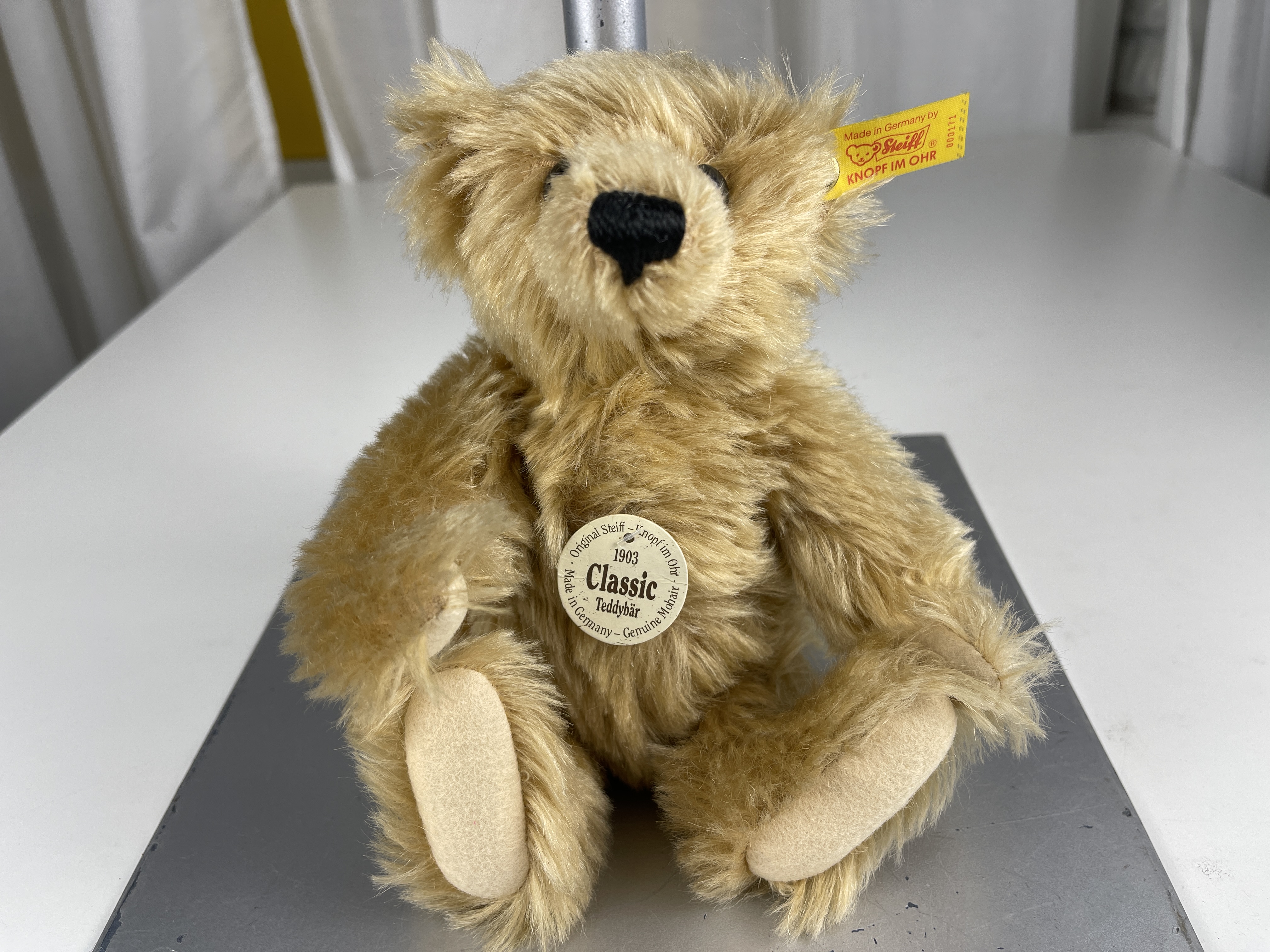 Steiff Tier 000171 Teddy Bär Cinnamon 22 cm Top Zustand.     
