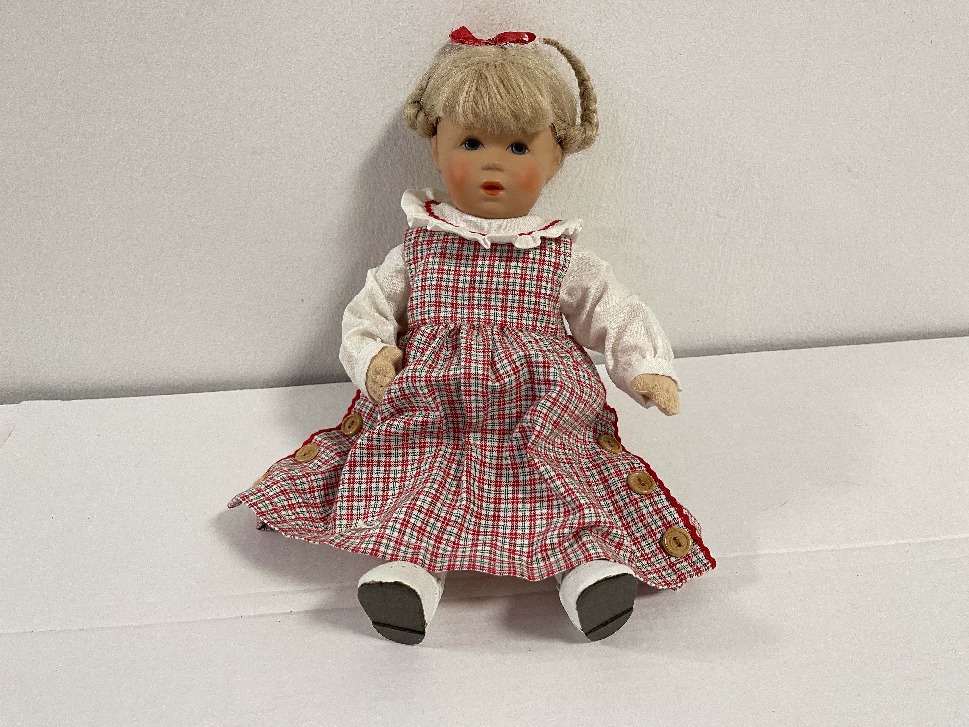 Käthe Kruse Puppe Sammlerpuppe 33 cm Top Zustand 