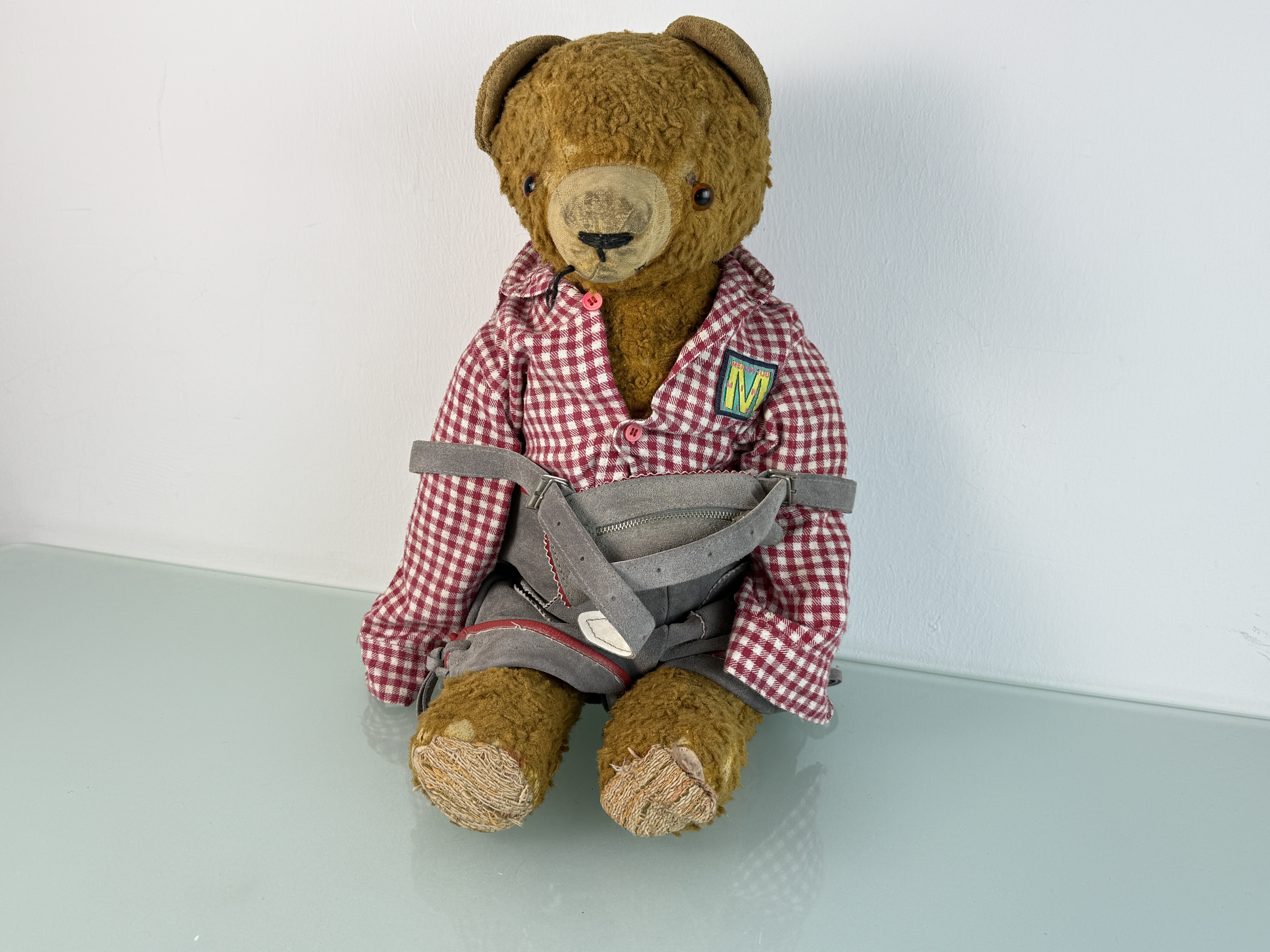 Alter Sammler Teddy Bär Künstlerbär 60 cm Zustand Siehe Fotos 