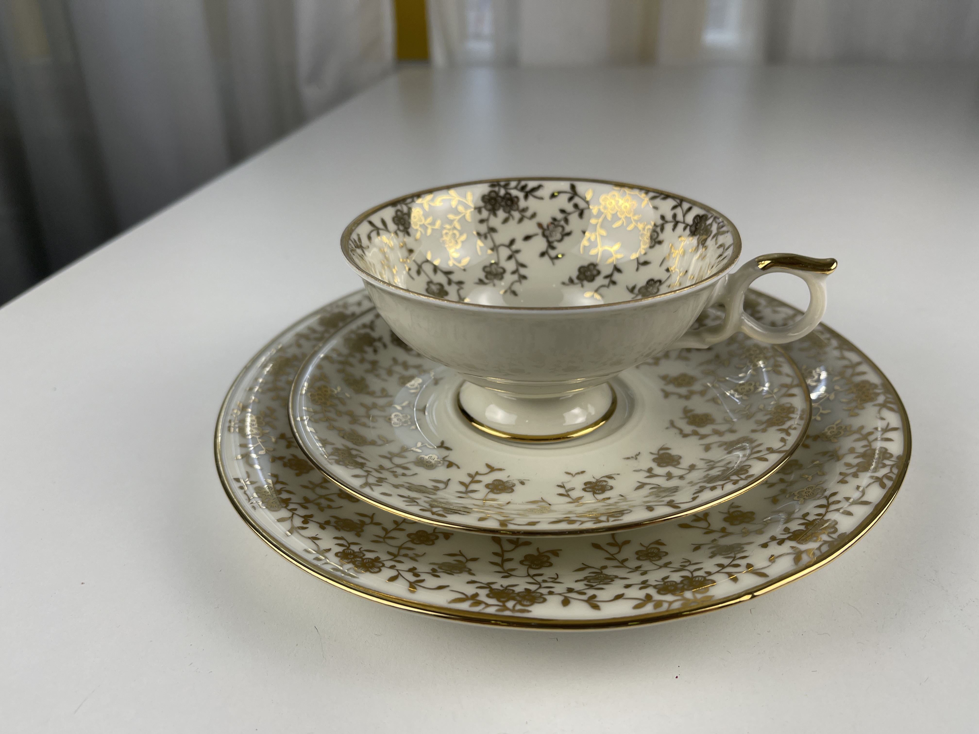 Porzellan Sammler Geschirr / Gedeck Sammlertasse 3 Teilig - Top Zustand.