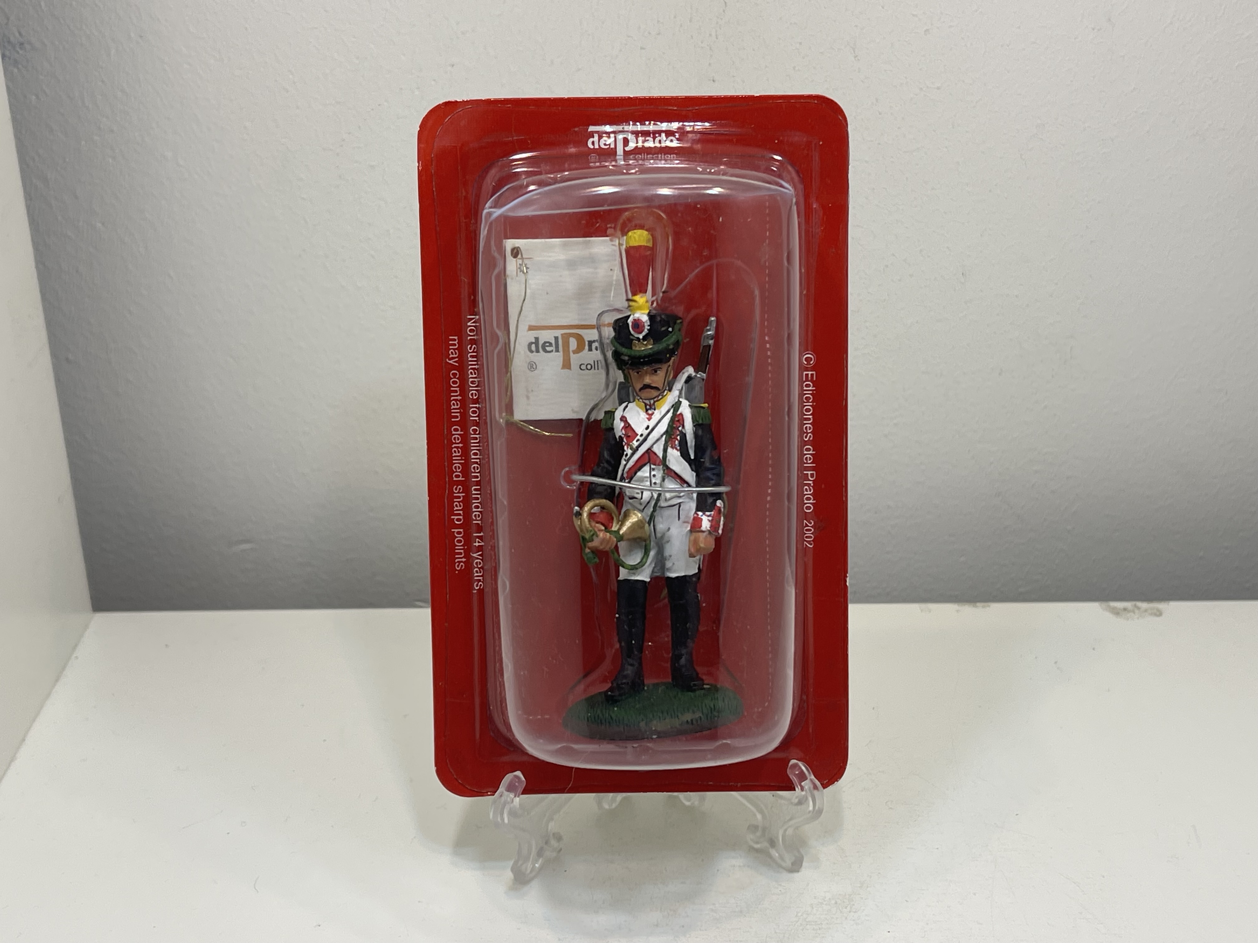 del Prado Zinnfigur Soldat ca. 8 cm . OVP Ungeöffnet