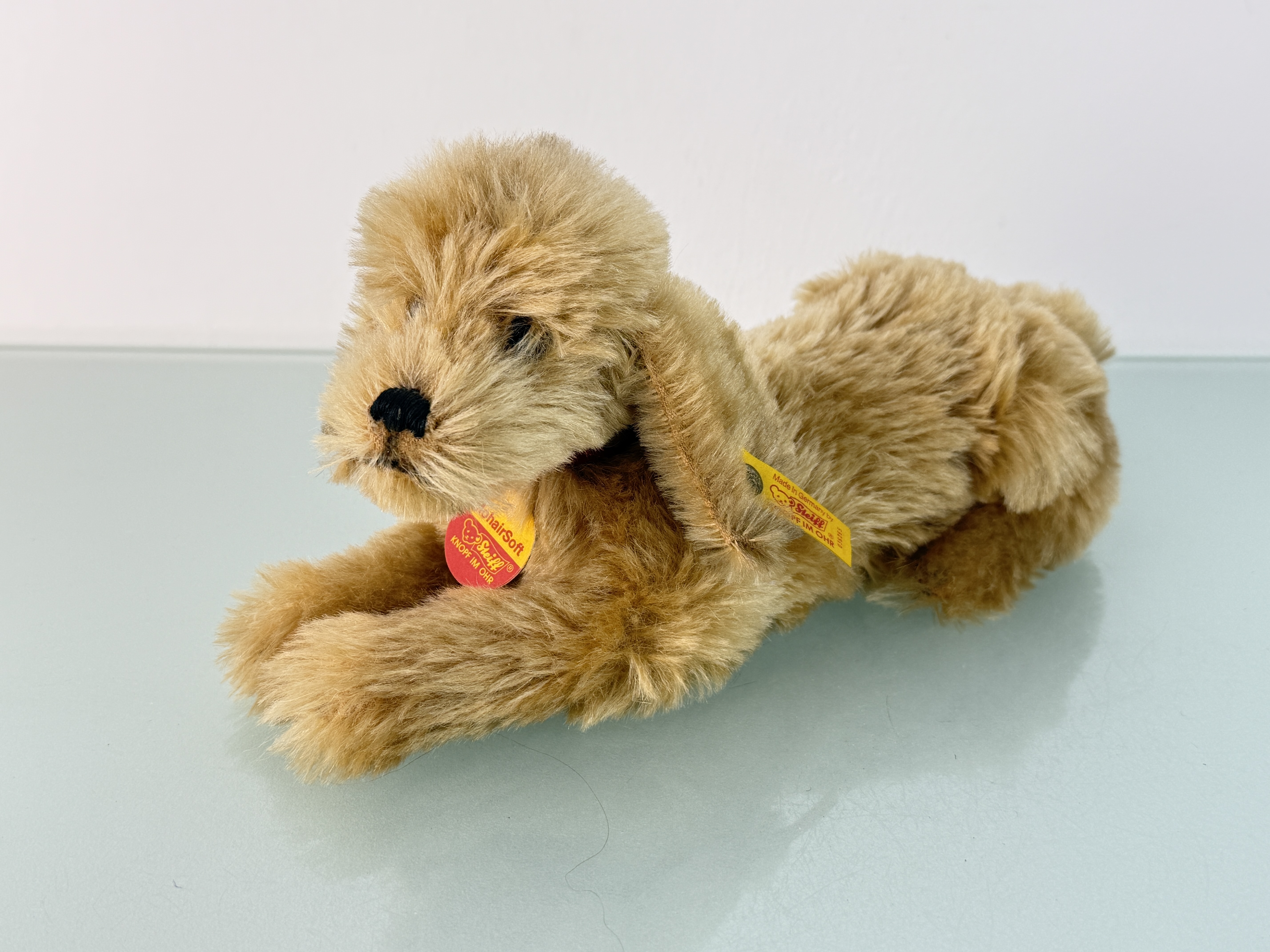 Steiff Tier 036255 Hund 15 x 36 cm. Top Zustand   