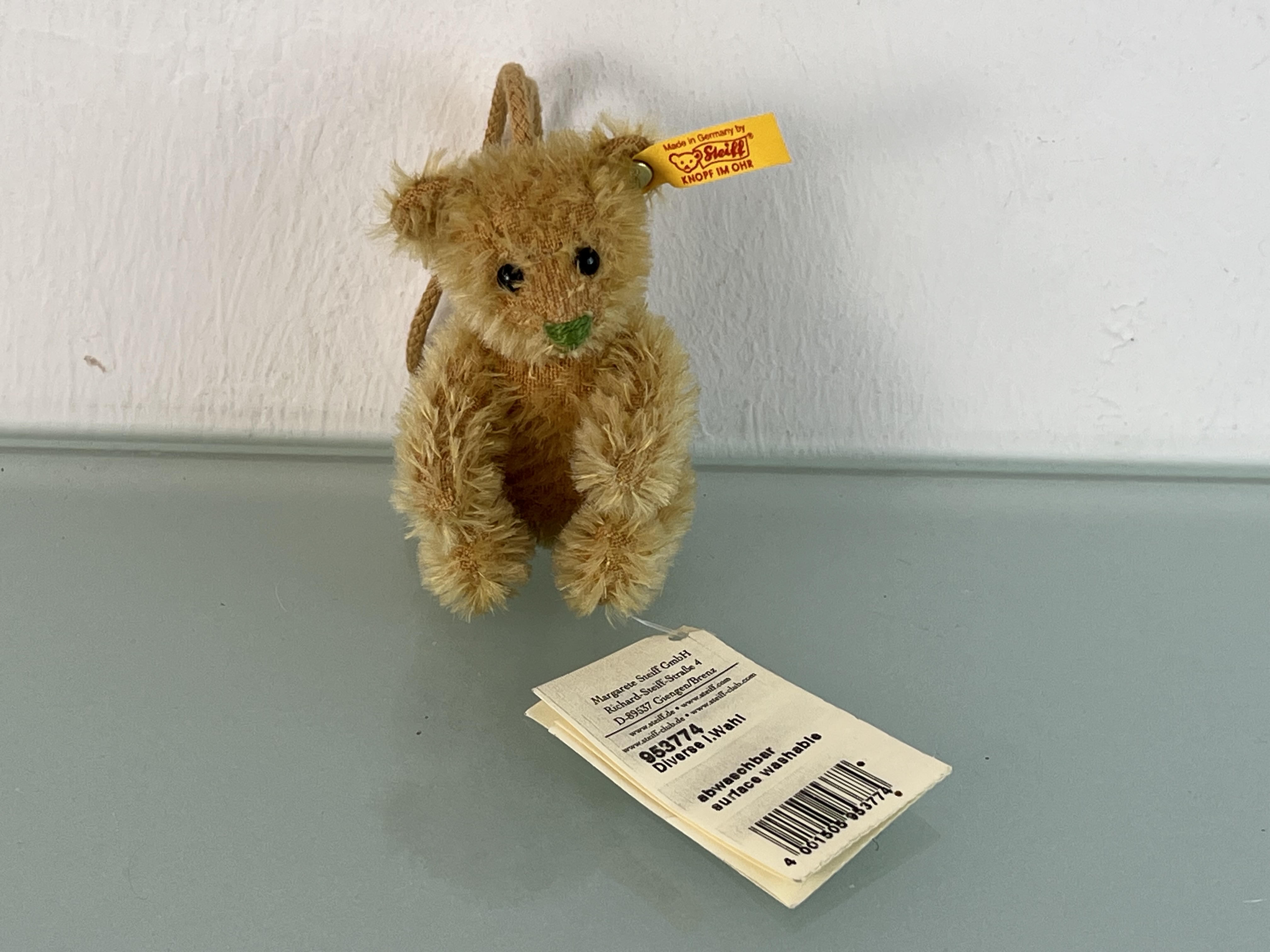 Steiff Schlüsselanhänger 953774 Teddy 9,5cm. Top Zustand siehe Fotos