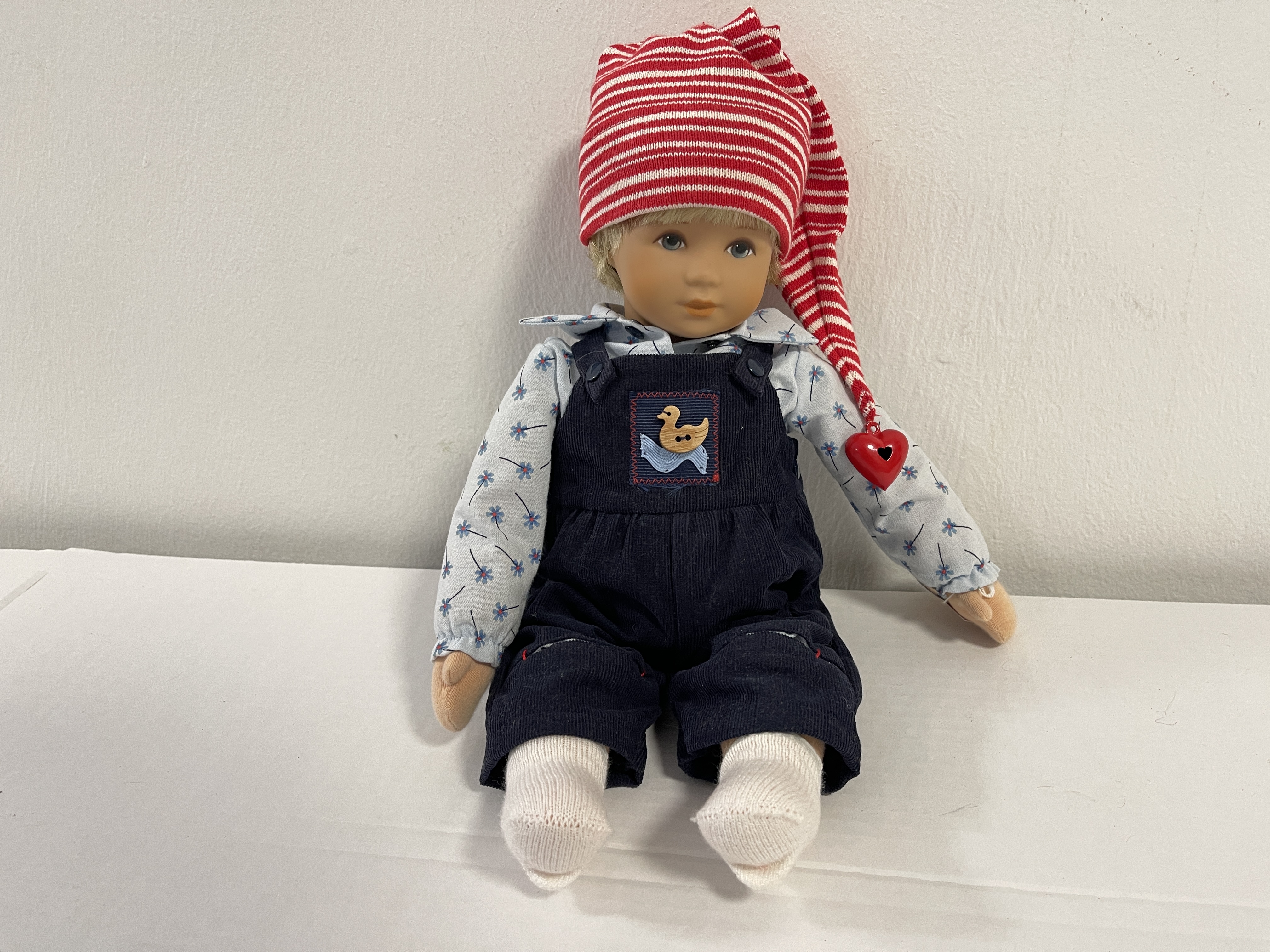 Künstlerpuppe Käthe Kruse Glückskind Puppe 37 cm. Top Zustand