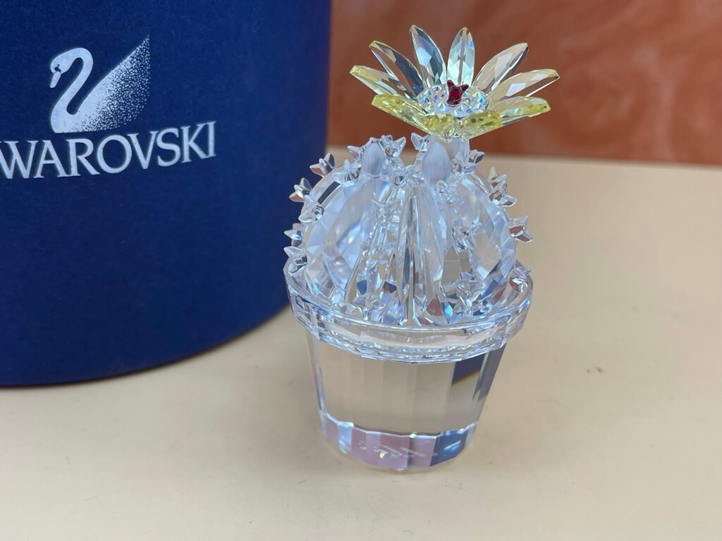 Swarovski Figur 291549 Kaktus 7 cm. Mit Ovp & Zertifikat.