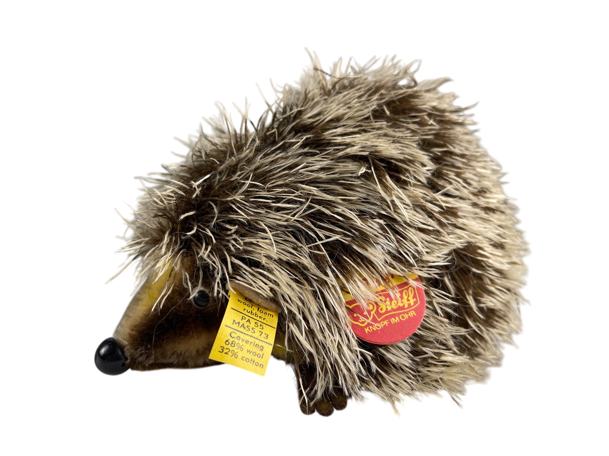 Steiff Tier 1670/17  Igel Joggi - 17 cm. Top Zustand    
