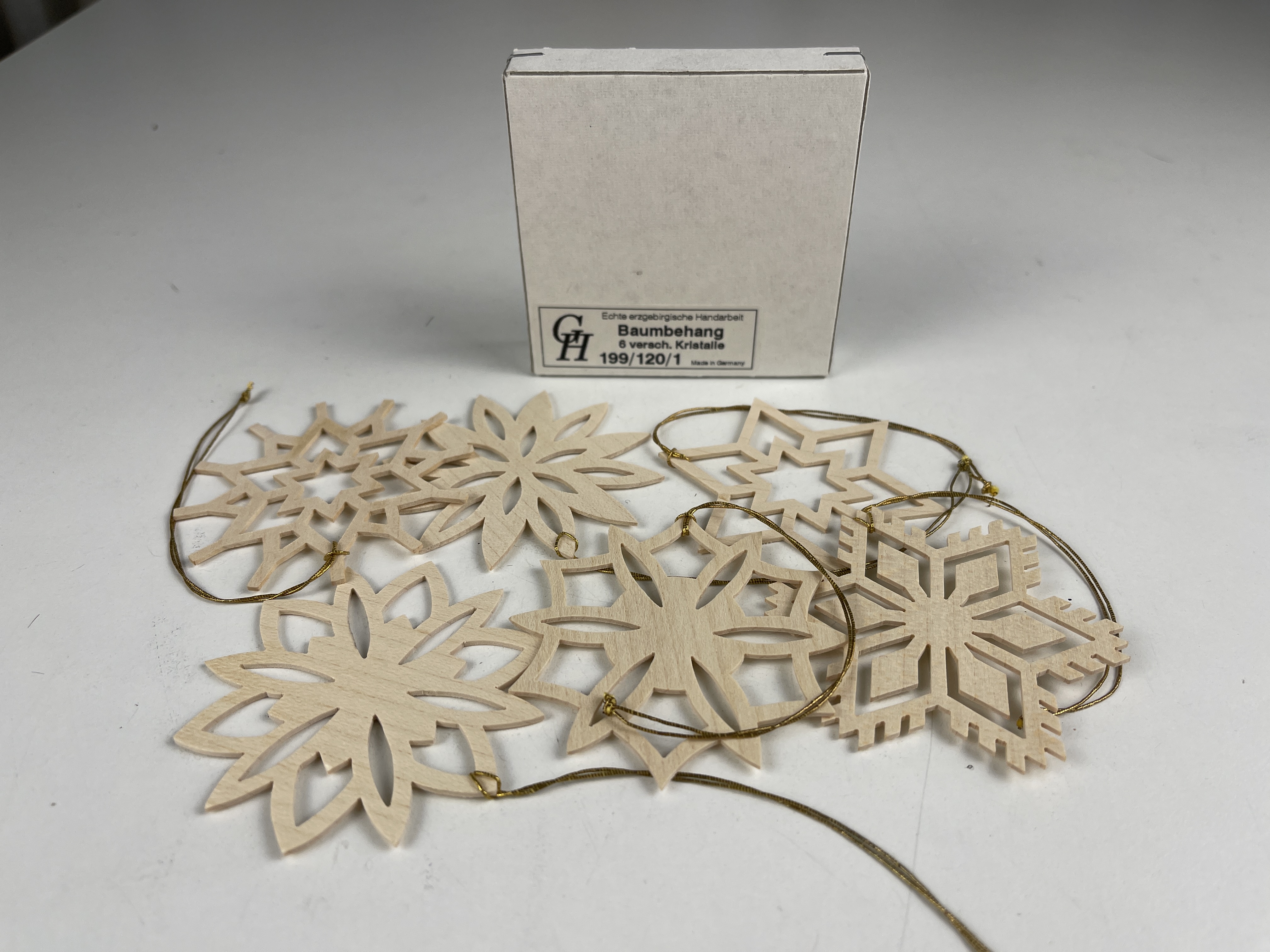 Erzgebirge Figur Ornament 6 Stück je 7 cm. Top Zustand    