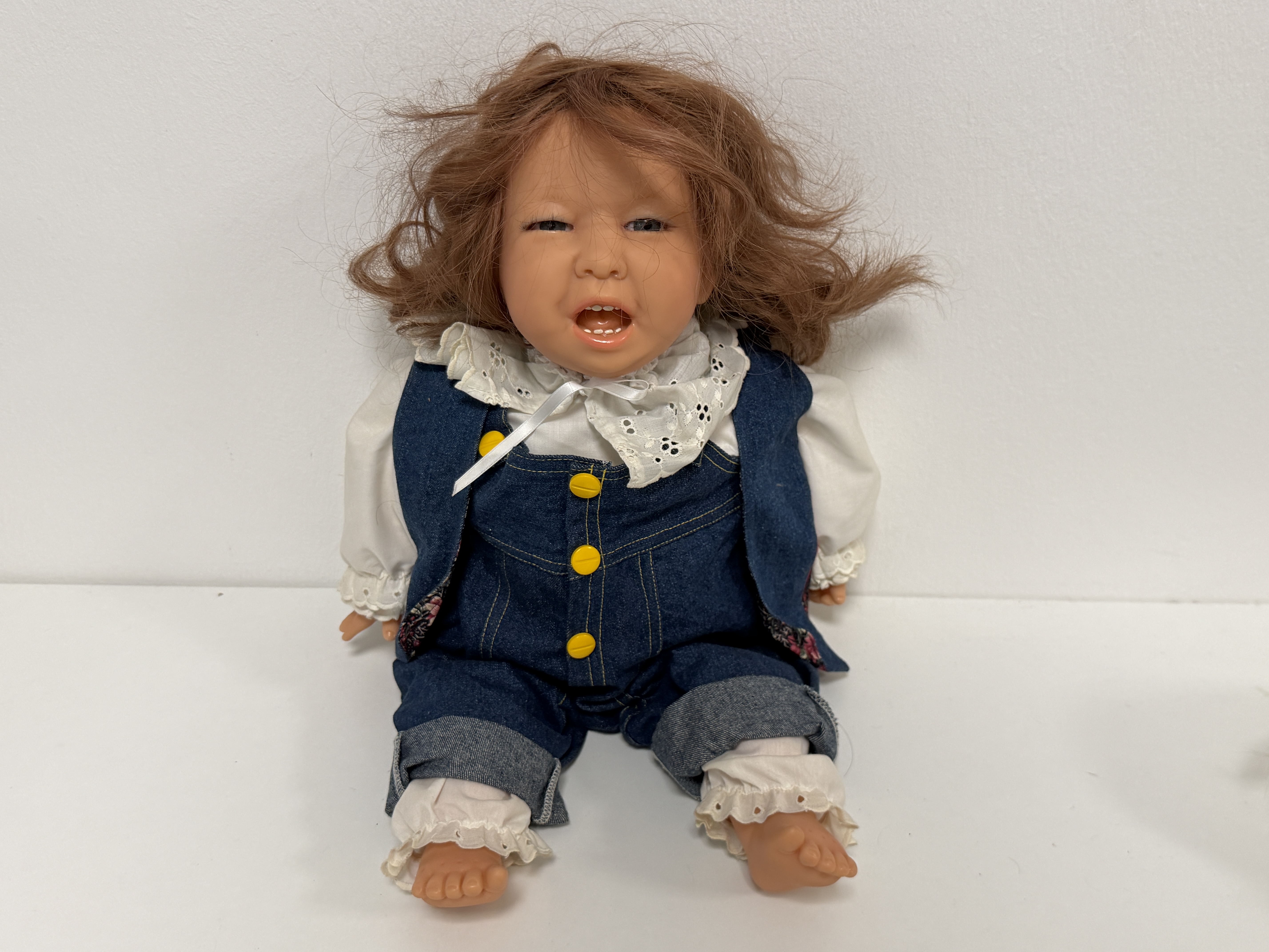 Carin Lossnitzer Künstlerpuppe Vinyl Puppe 52 cm. Top Zustand 