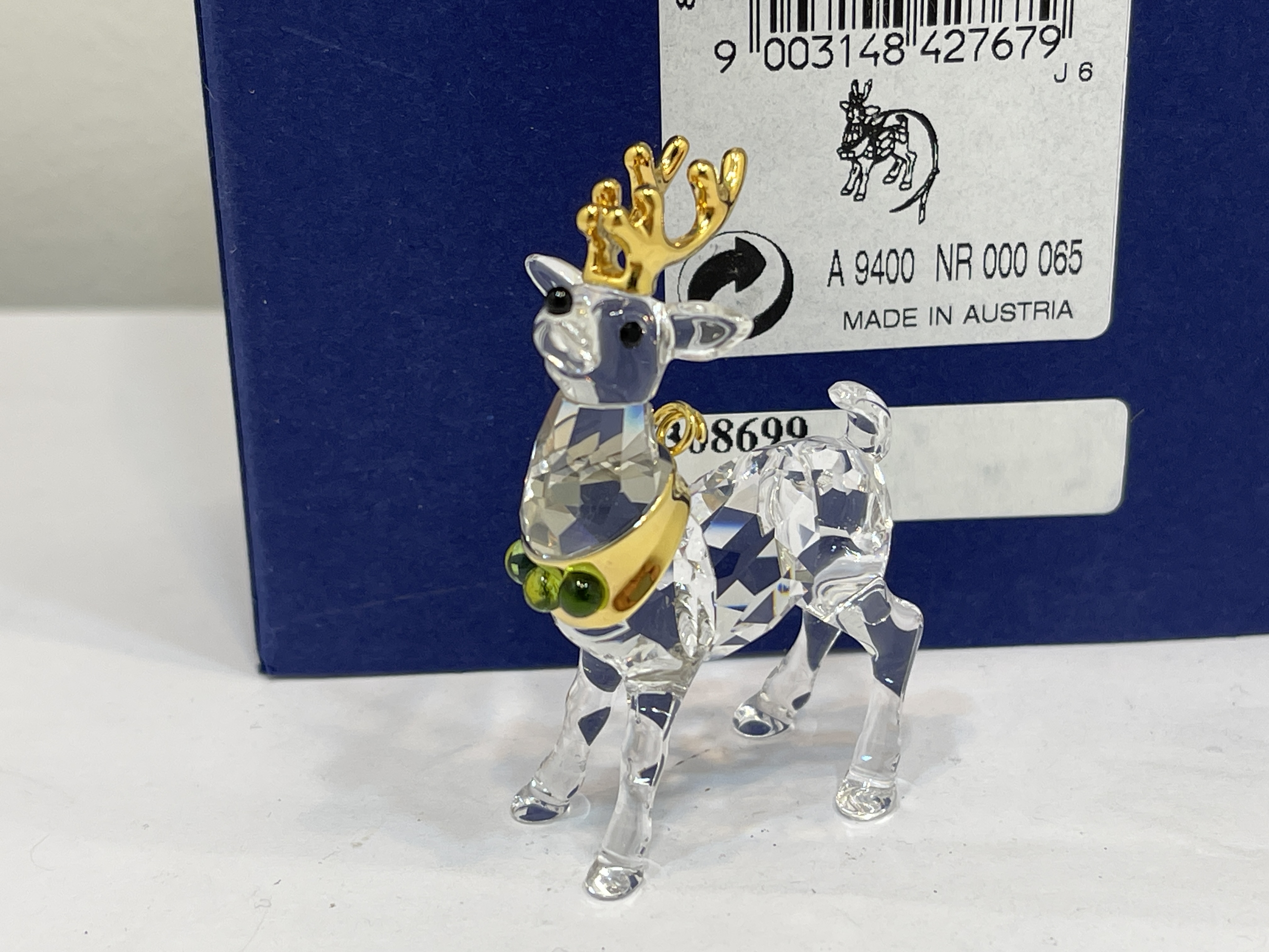 Swarovski Figur Kristall 842767 Rentier 5 cm + OVP. Top Zustand    