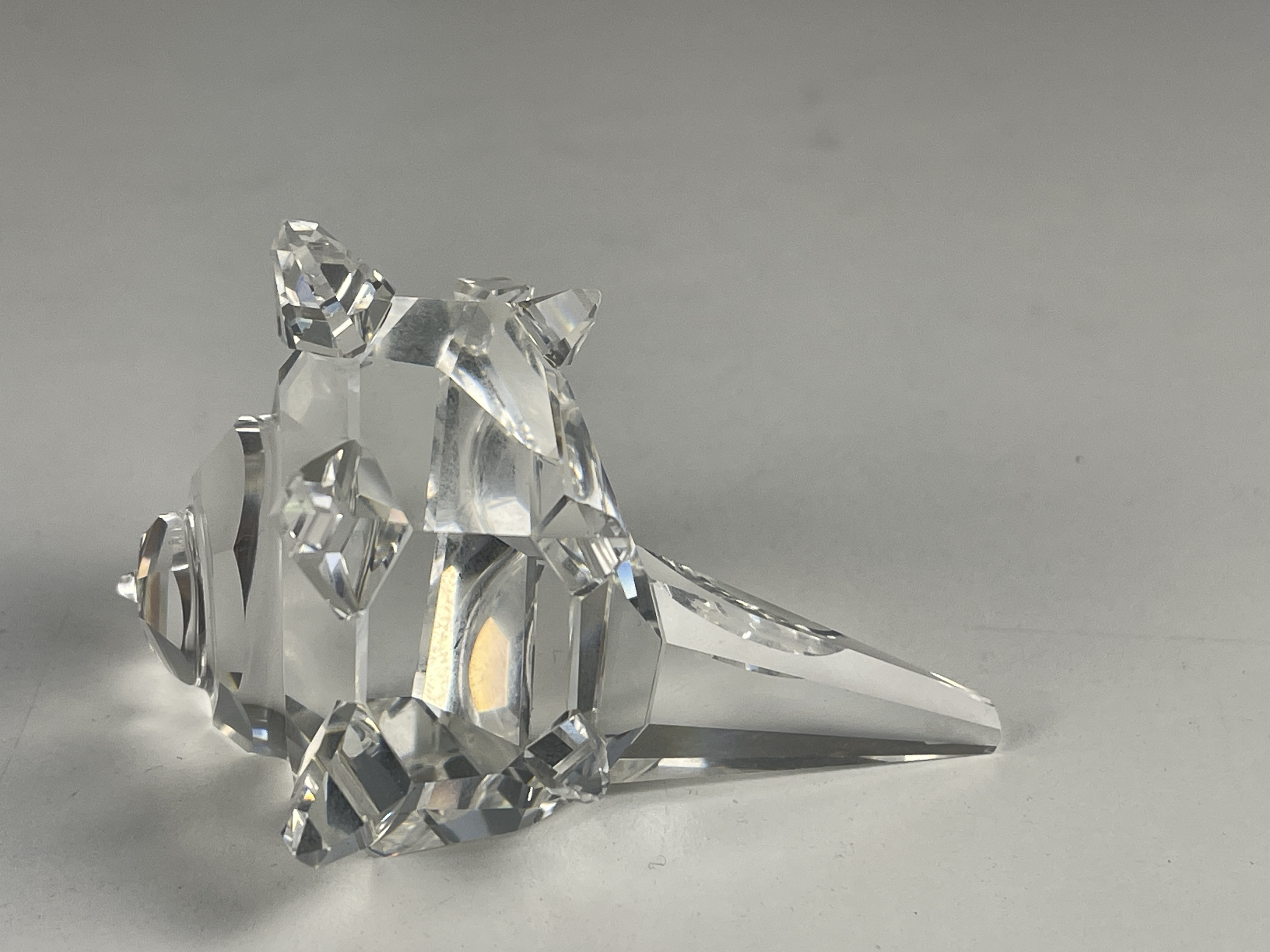  Swarovski Figur 160798 Hornschnecke 7,5 cm. Top Zustand. 