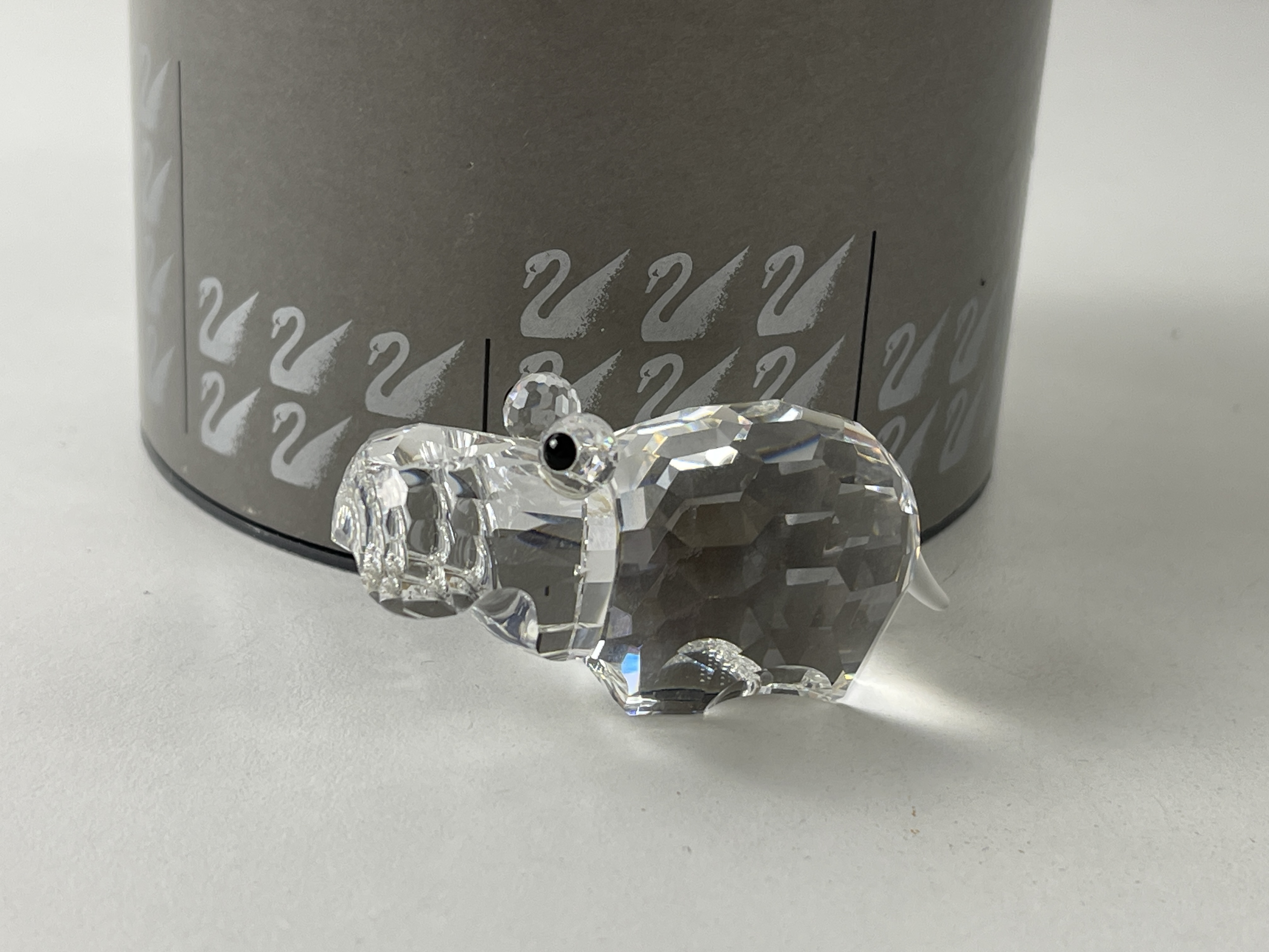  Swarovski Figur 151737 Nilpferd 5,5 cm. Ovp & Zertifikat - Top Zustand