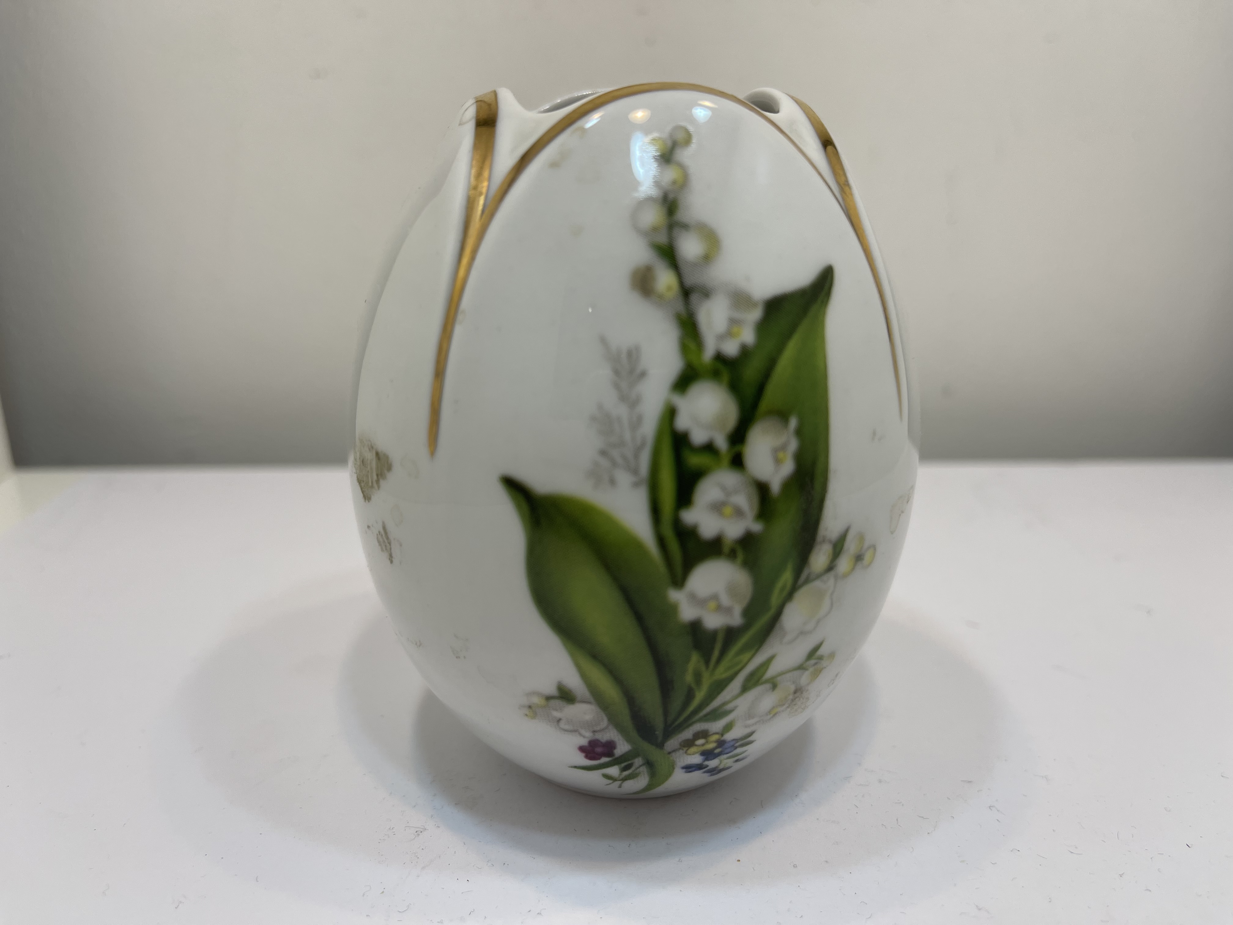 NPM Porzellan Vase 9,5 cm - Zustand siehe Fotos  