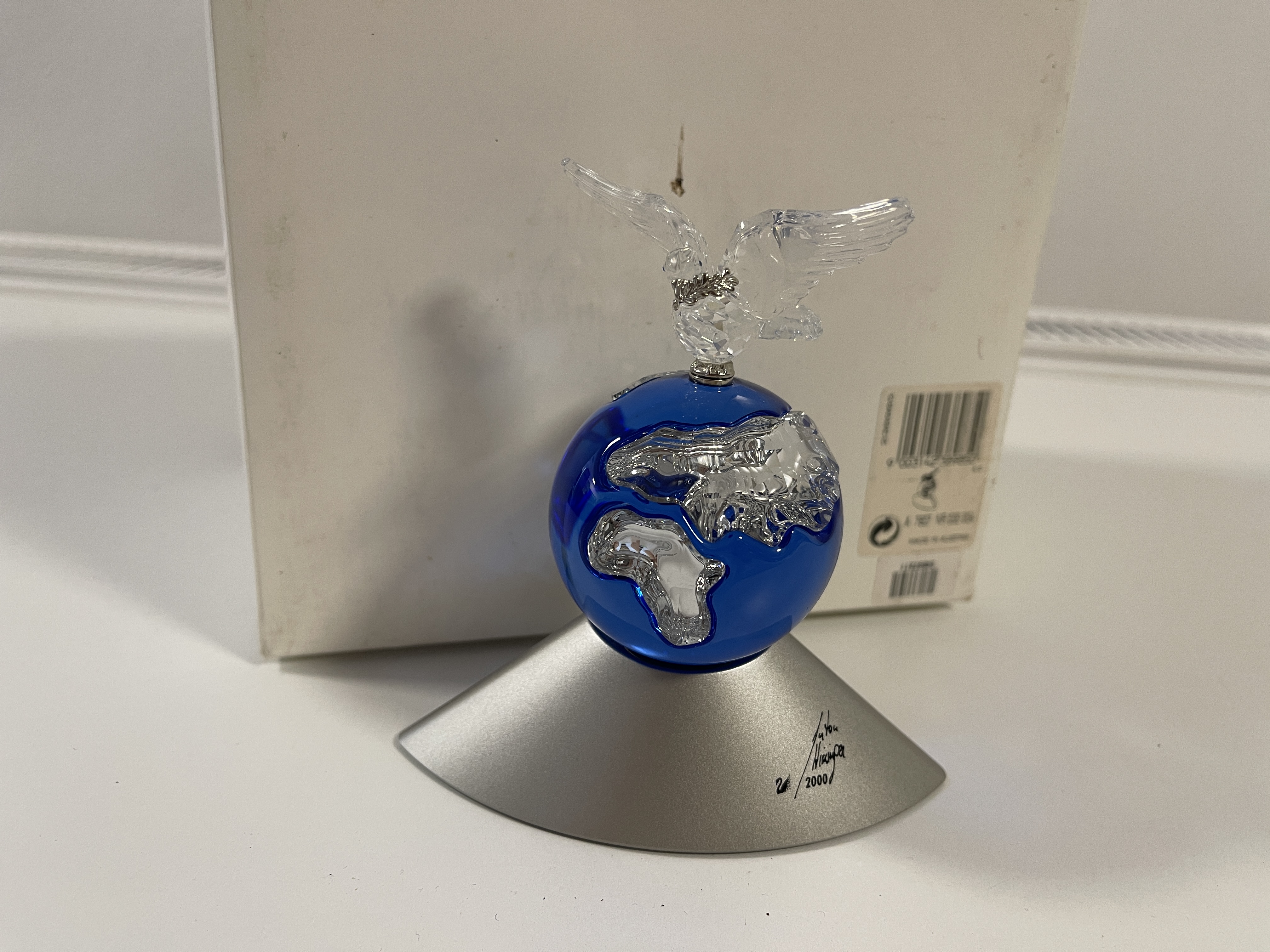  Swarovski Figur 238985 Jubiläums Crystal Planet 12 cm. Ovp & Zertifikat   