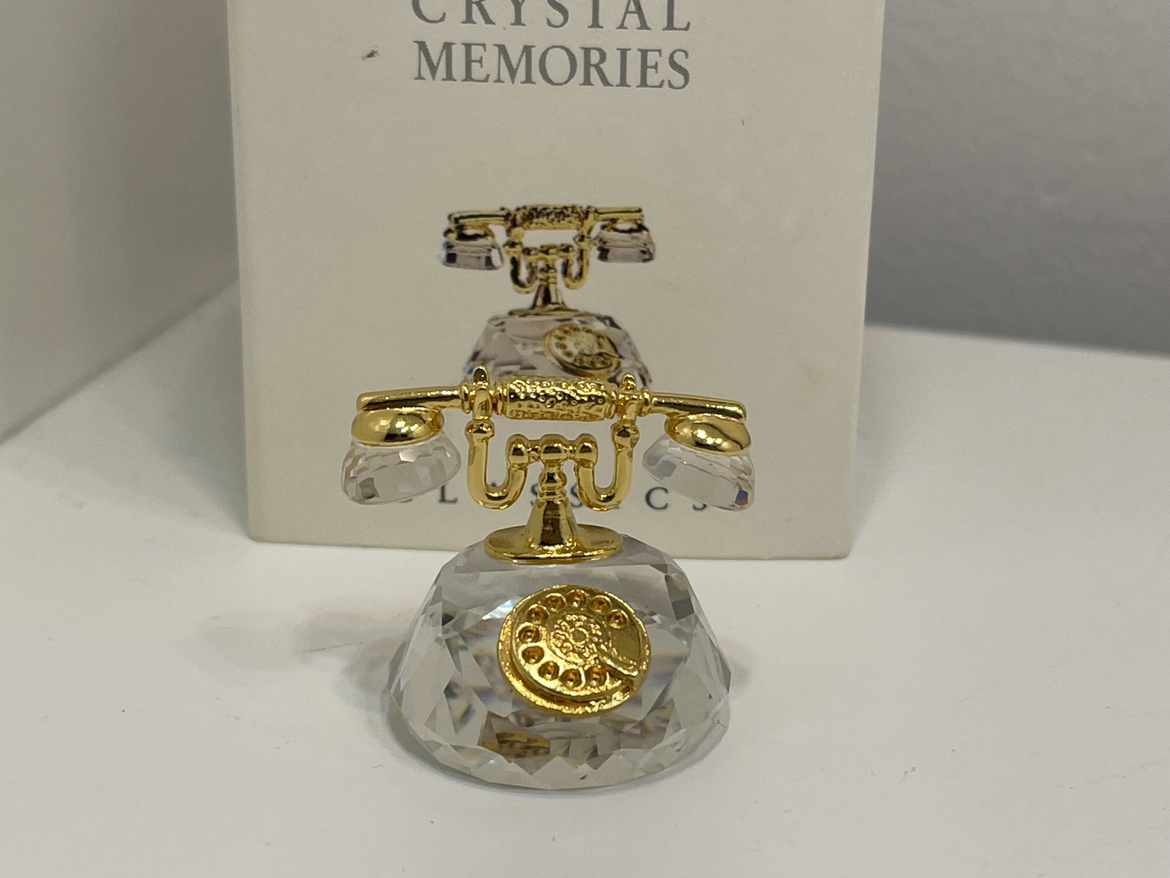 Swarovski Figur Kristall 180408 Memories Telefon 3 cm + OVP & Zertifikat. Top Zustand  