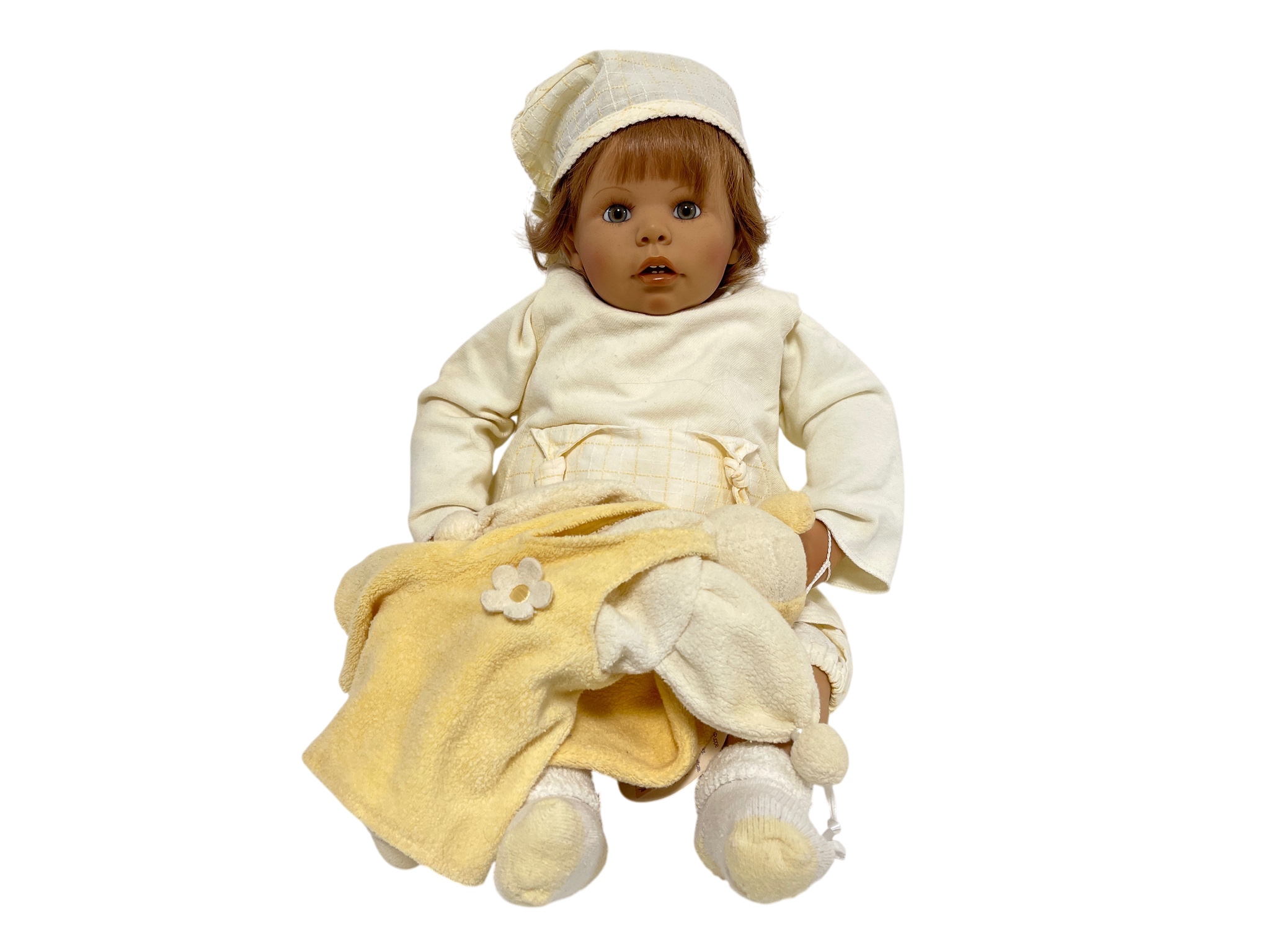 Rolanda Heimer Künstlerpuppe Vinyl Puppe 42 cm. Top Zustand  