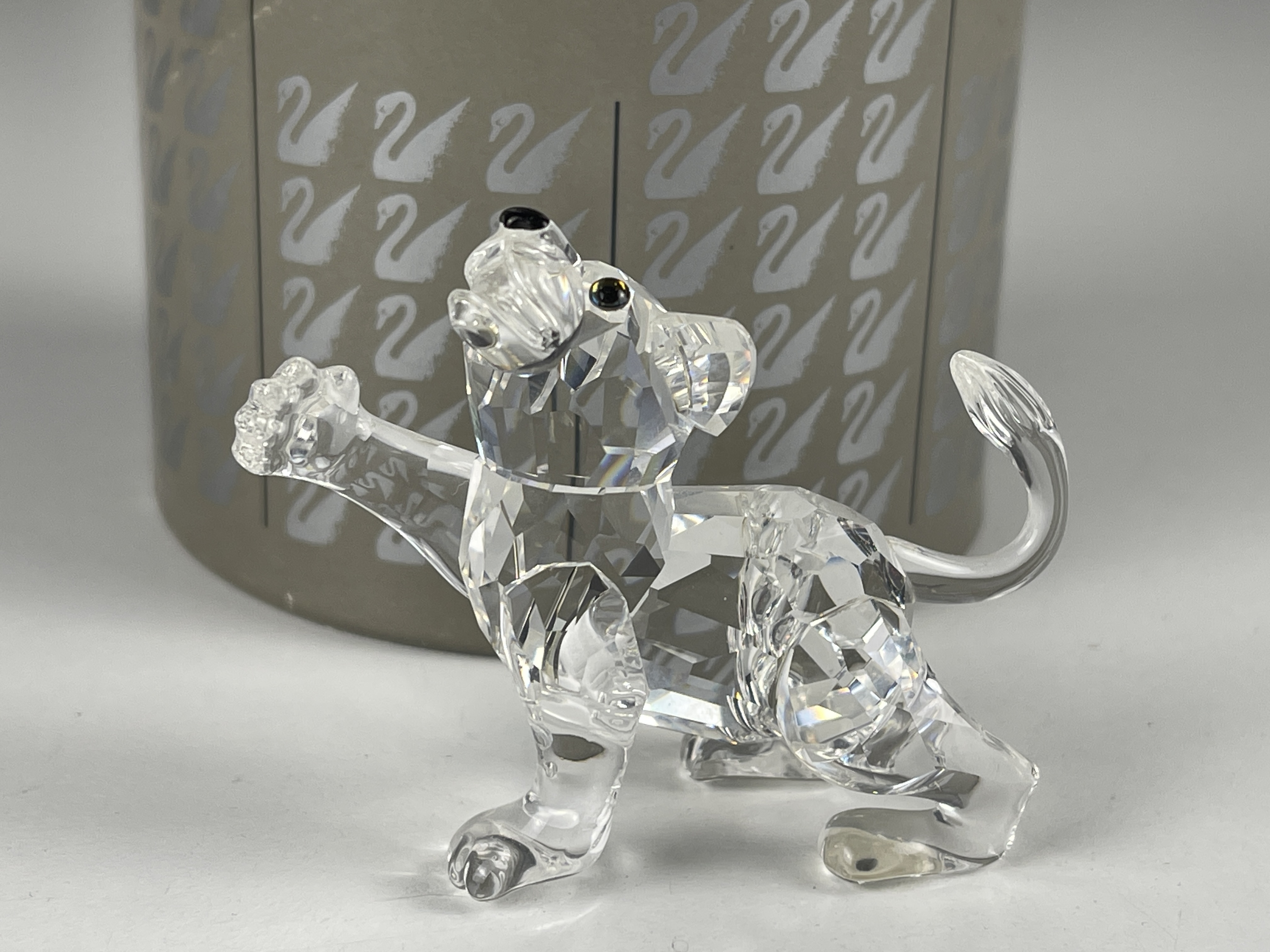  Swarovski Figur 210460 Baby Löwe, Jungtier 6,5 cm. mit Ovp & Zertifikat. Top Zustand  