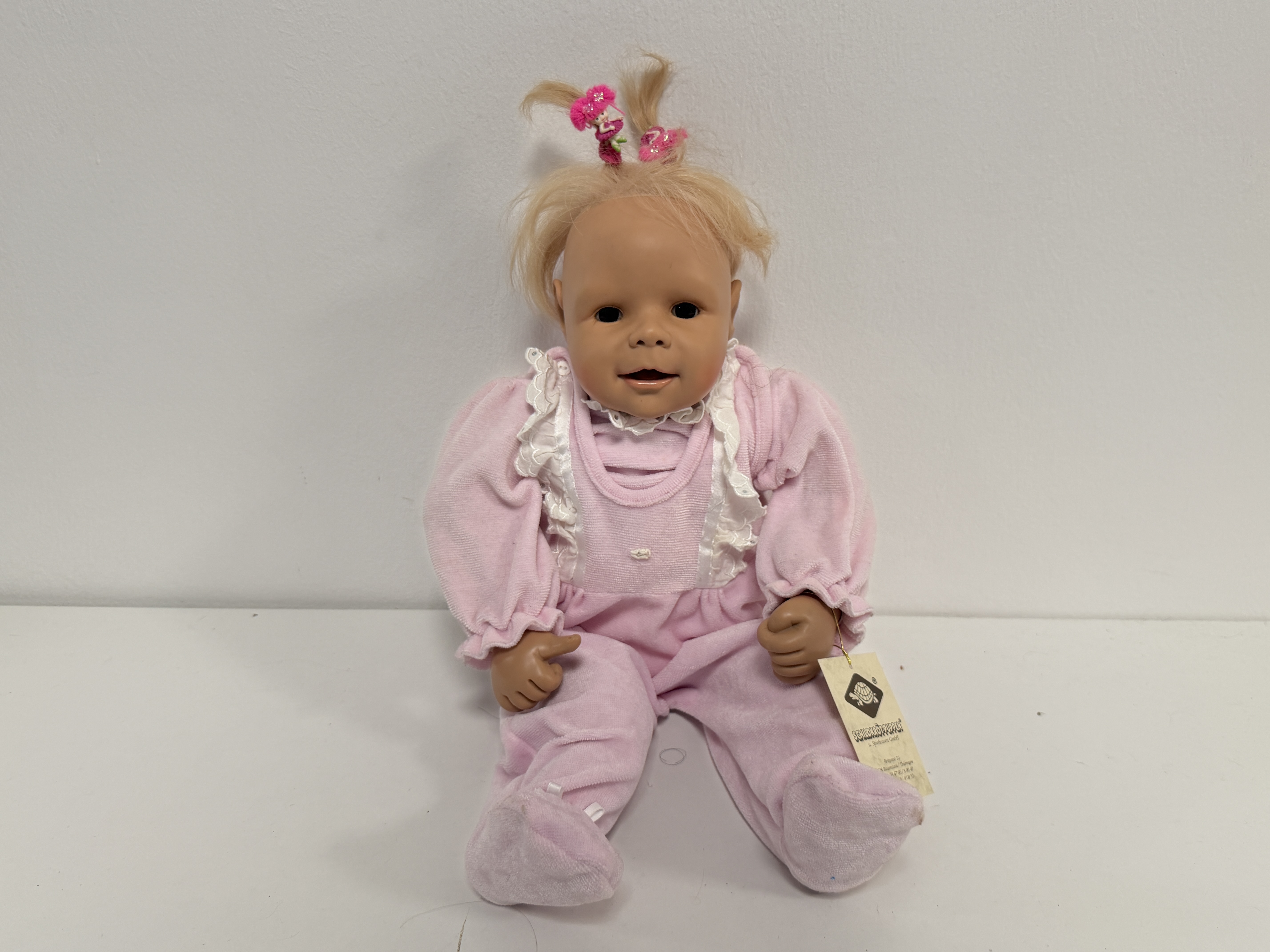 Evelyn Leman Künstlerpuppe Vinyl Puppe 53 cm. Top Zustand   