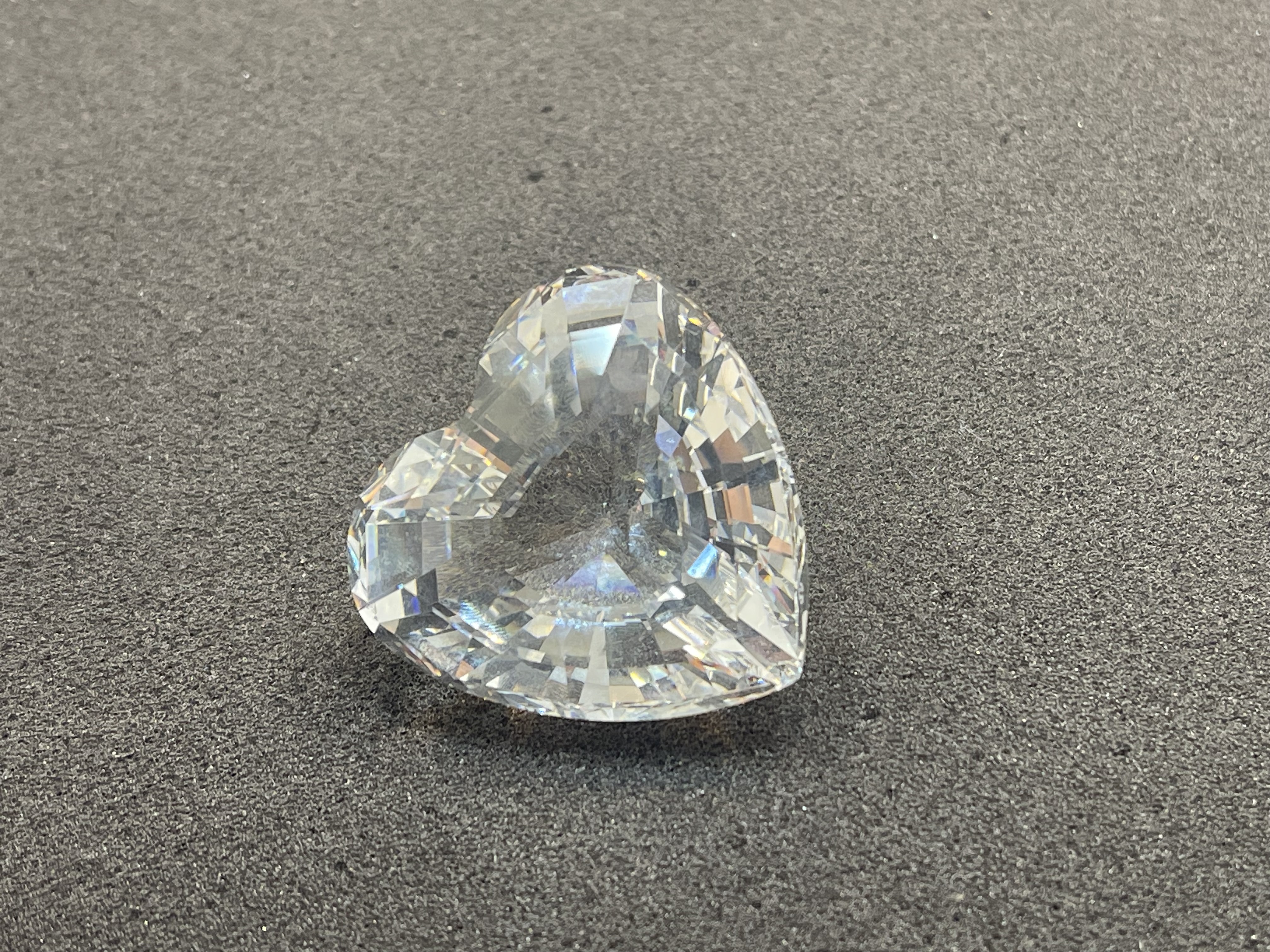 Swarovski Figur Herz Klar 4,5 cm. - Top Zustand.    