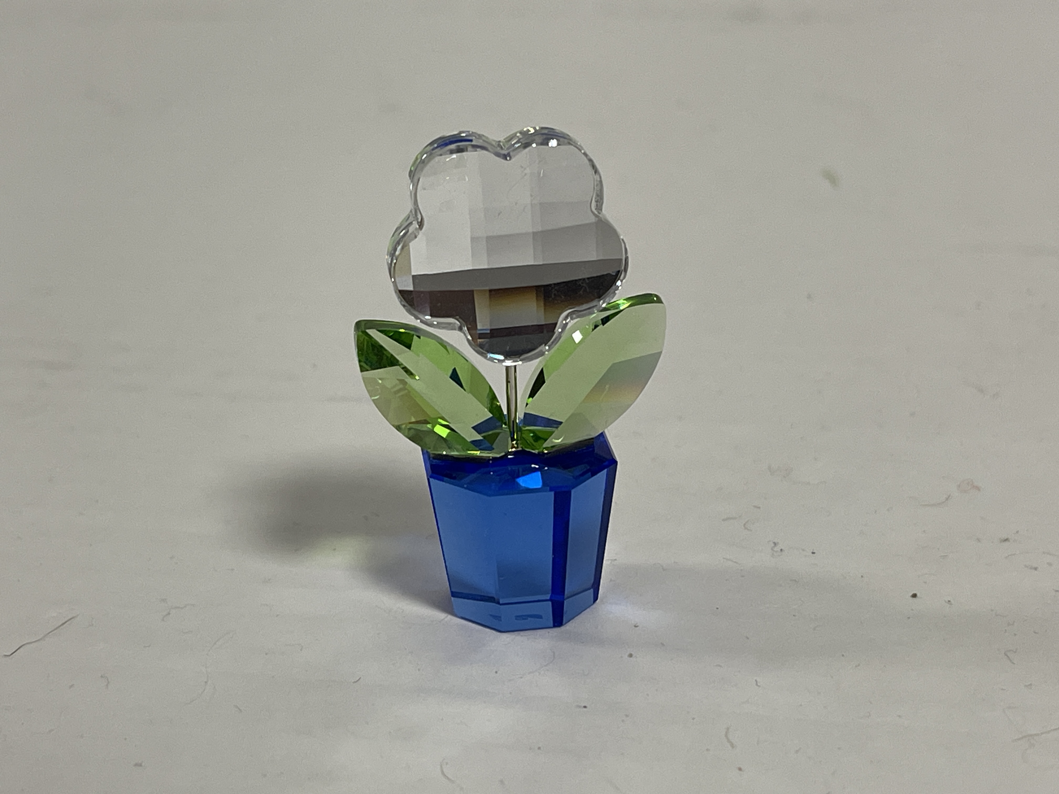 Swarovski Figur 296598 Blumentopf Blume 5 cm. Top Zustand   