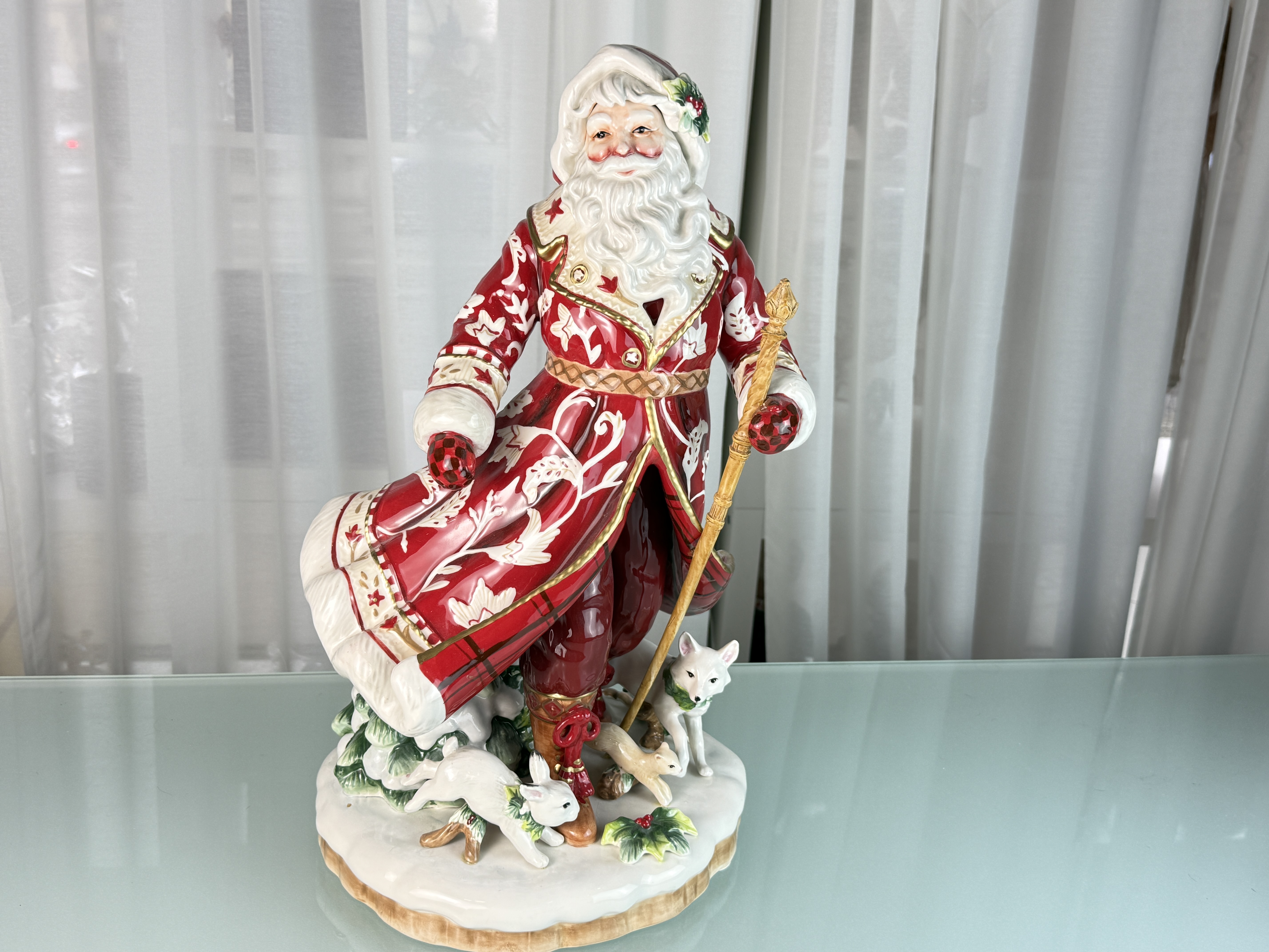 Goebel Figur Porzellan Weihnachtsmann 48 cm Hoch. Top Zustand   Goebel Figur Porzellan Weihnachtsmann 48 cm Hoch. Top Zustand