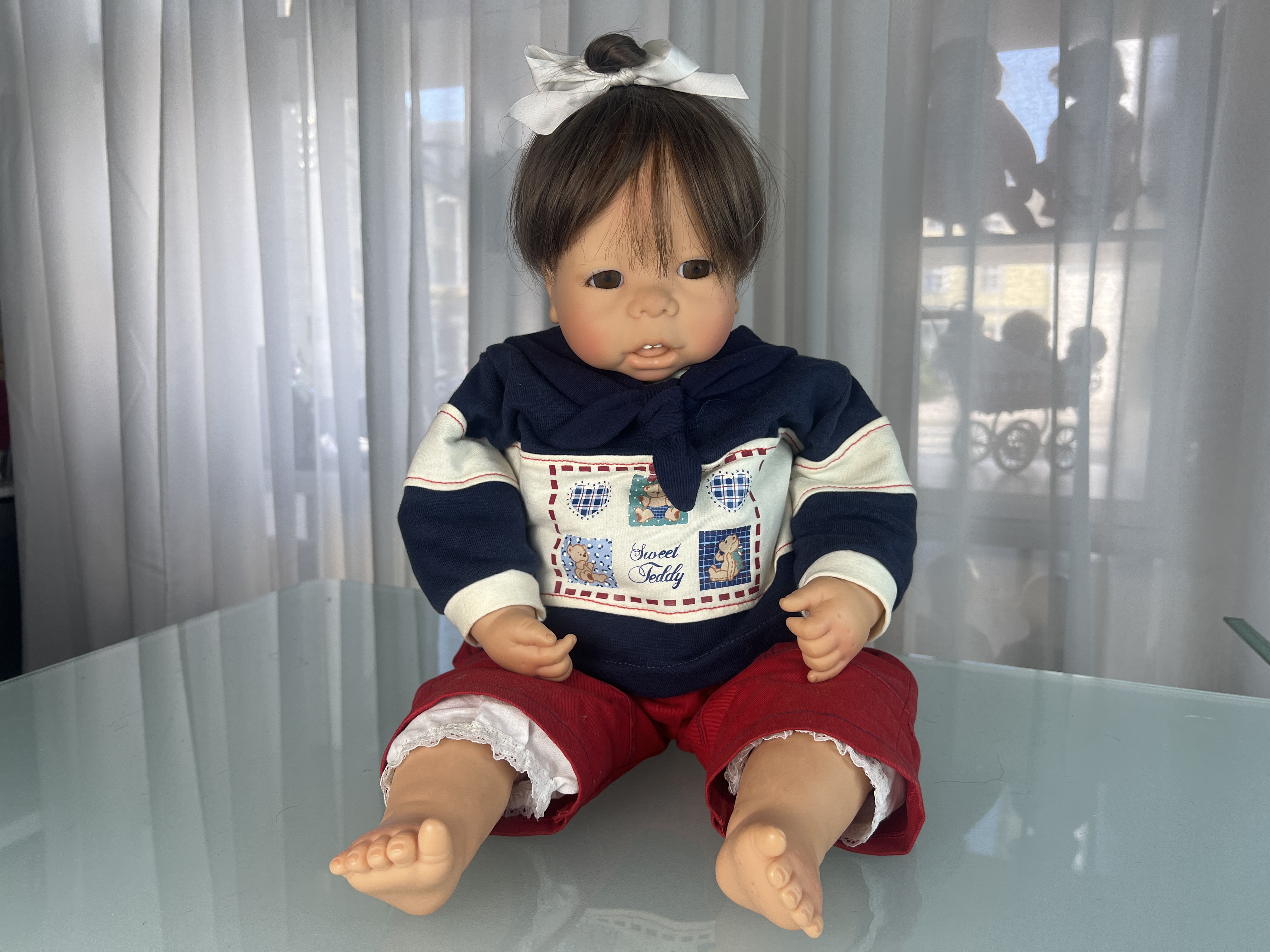 Künstlerpuppe Sammler Götz Carin Lossnitzer Vinyl Puppe 63 cm. Top Zustand