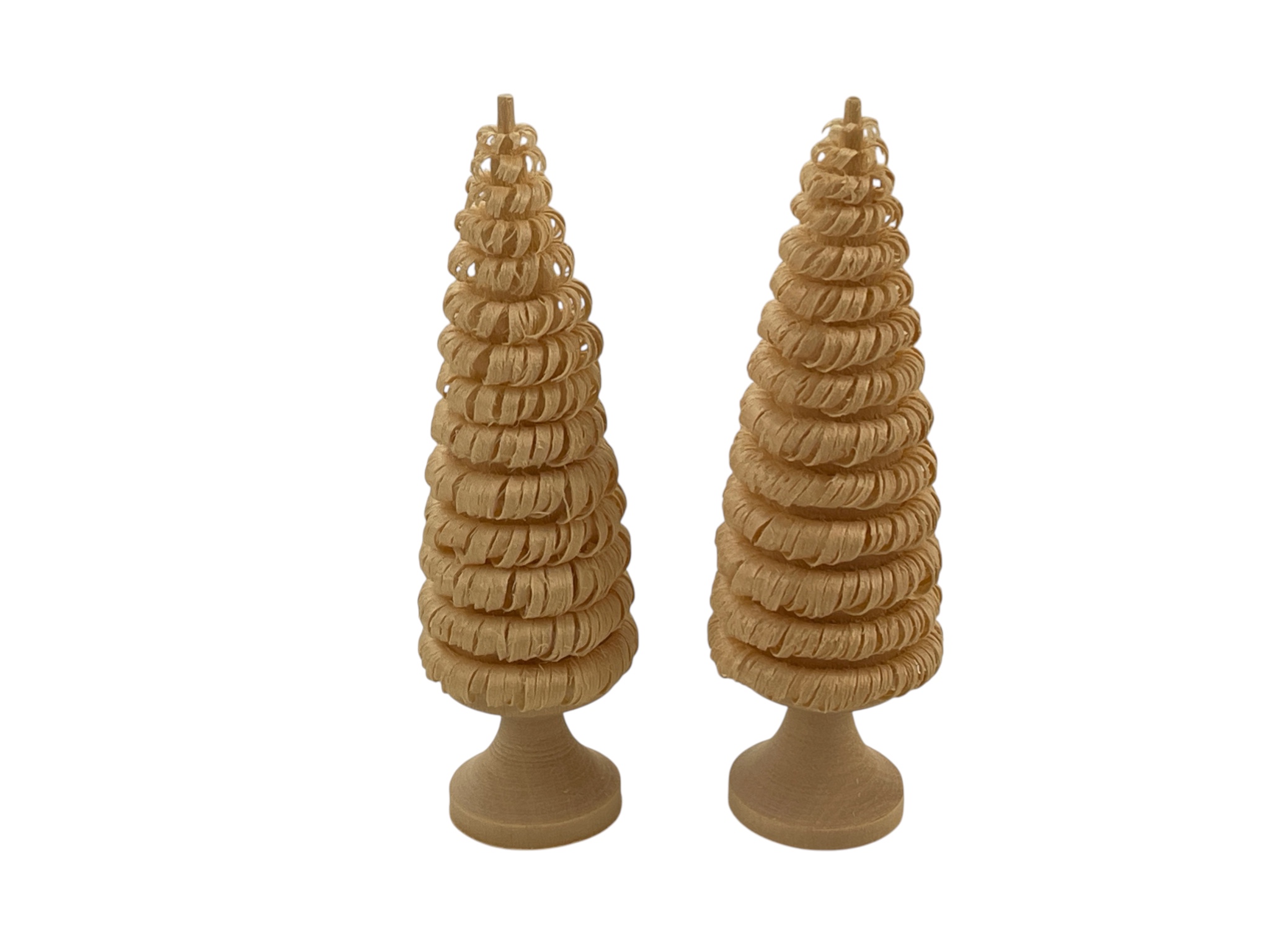 Erzgebirge Figur 2 Bäume je 9,5 cm. Top Zustand