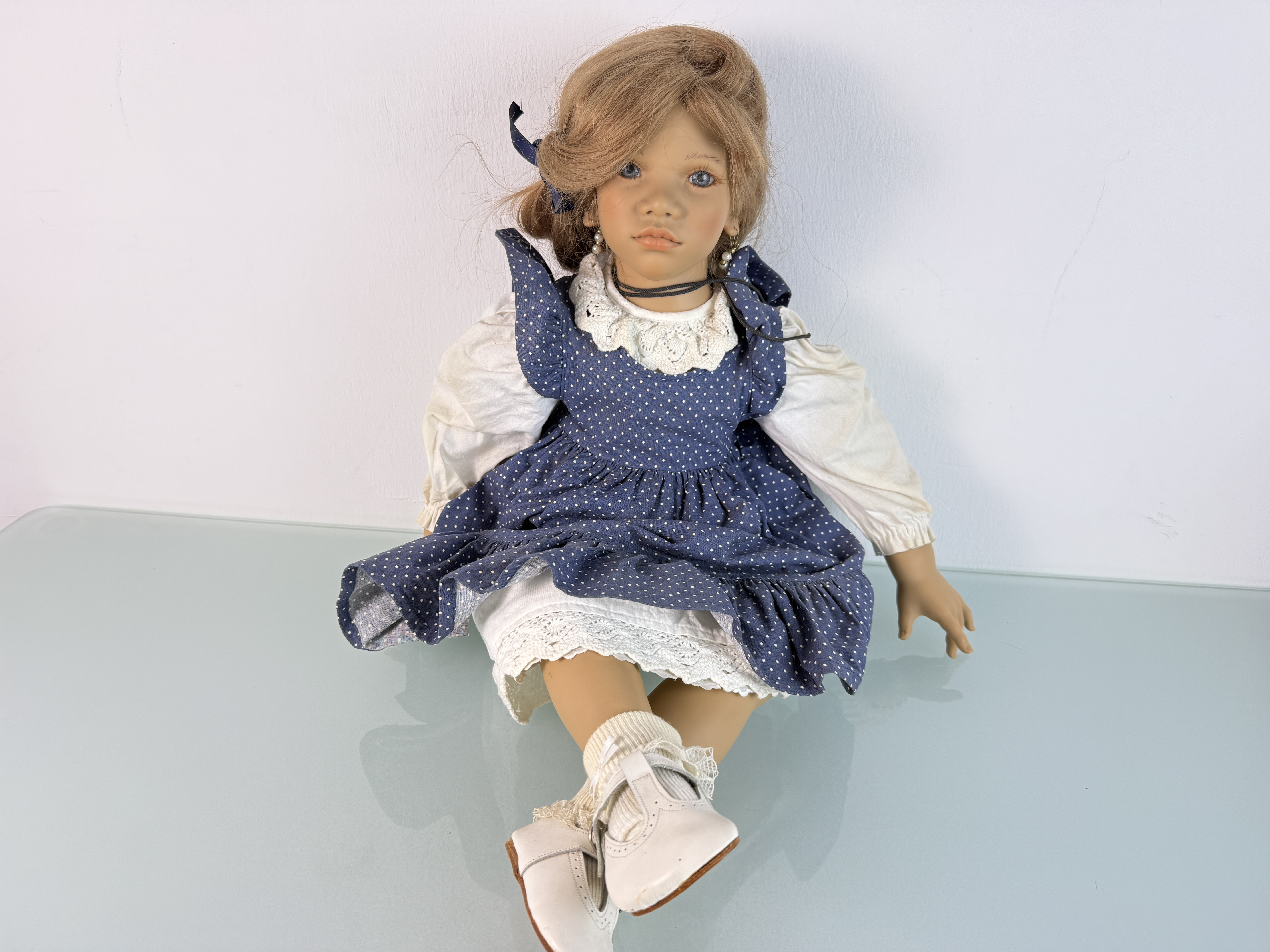 Künstlerpuppe Annette Himstedt Puppe Viny Sammlerpuppe Tara 70 cm. Top Zustand  