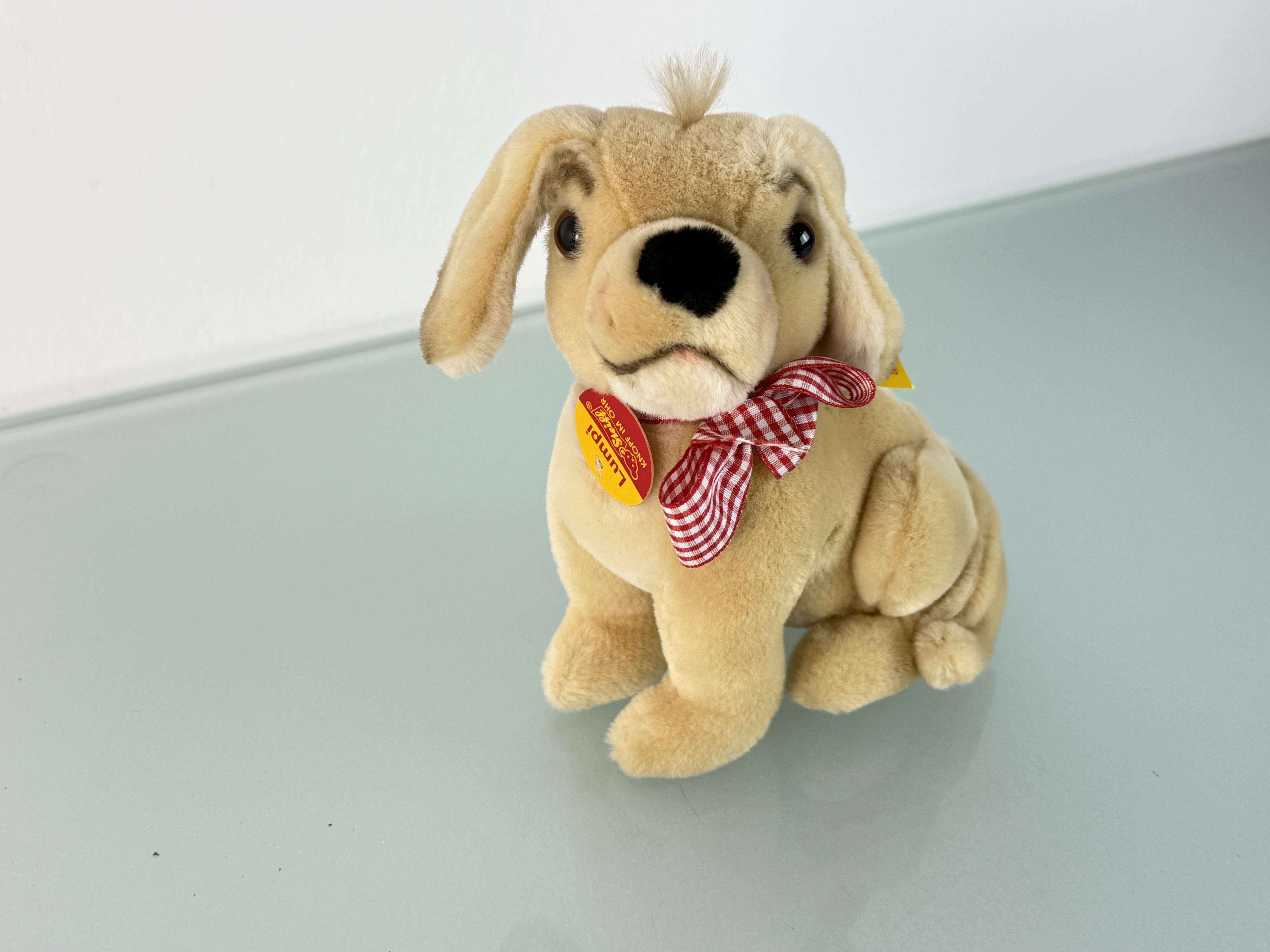 Steiff Tier 083440 Hund Lumpi 18 cm Top Zustand. 