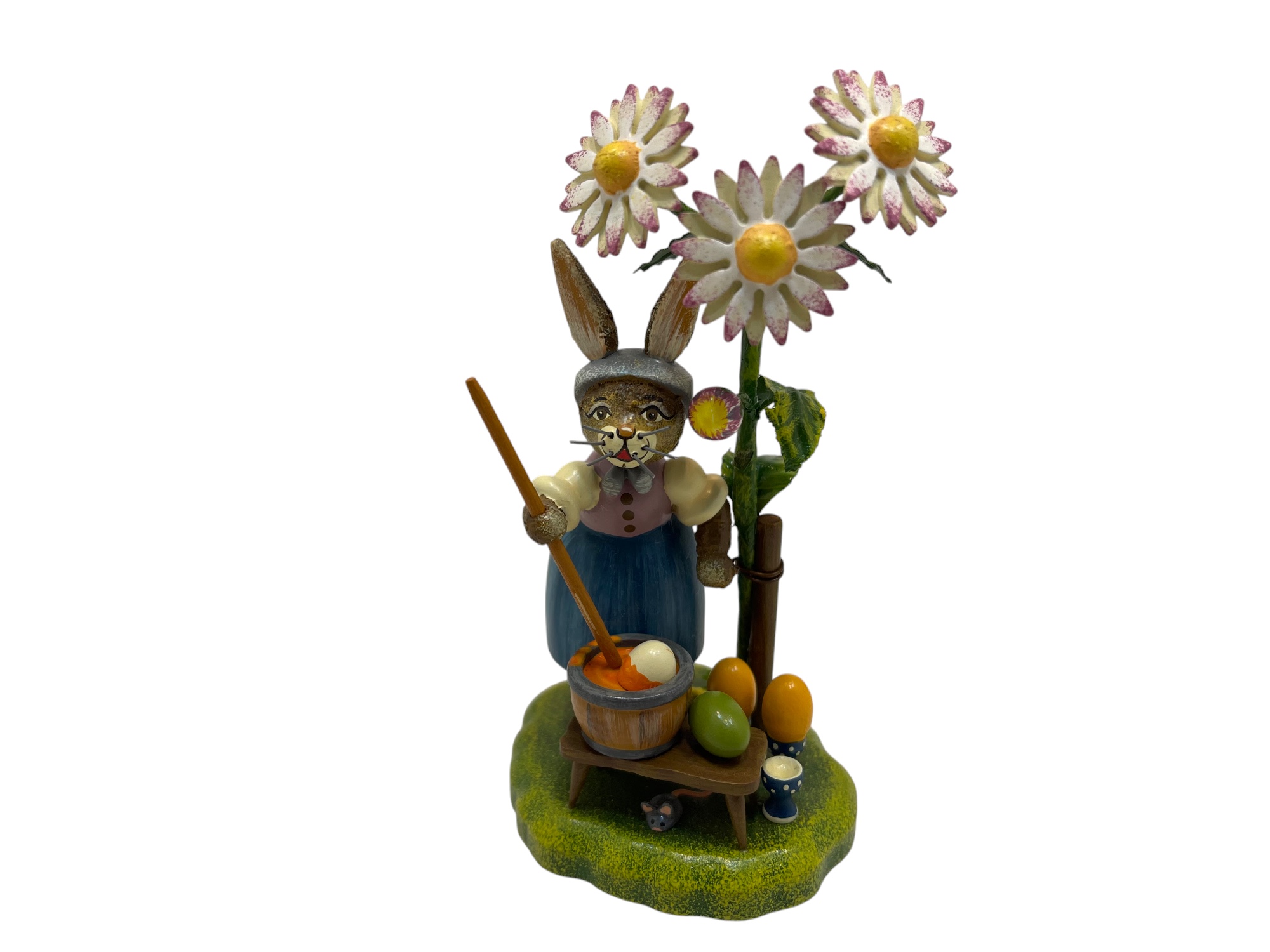 Erzgebirge Sammler Figur Hubrig Hase 11 cm. Top Zustand  