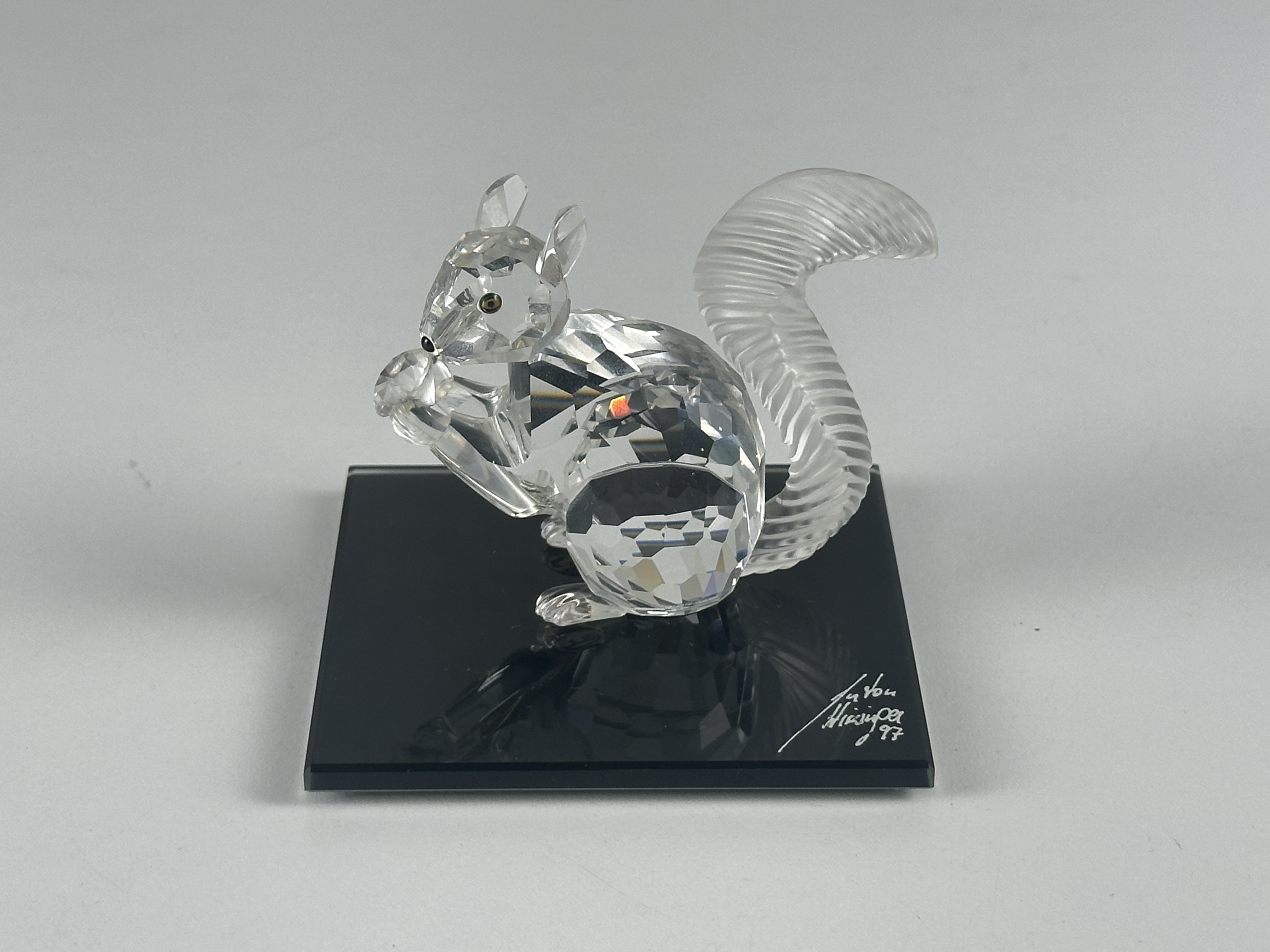 Swarovski Figur 84335 Großes Scs Eichhörnchen 7,5 cm. Top Zustand