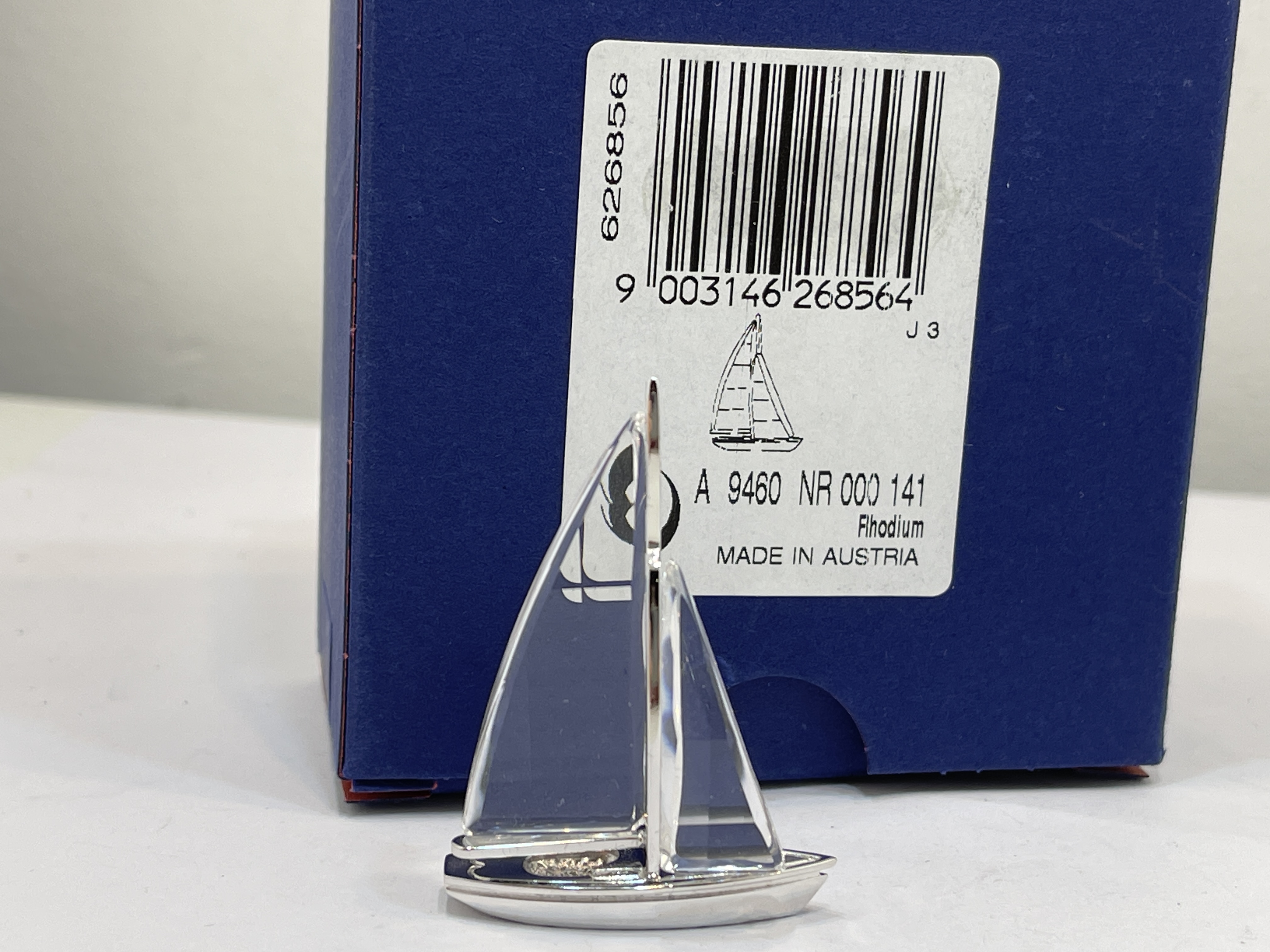  Swarovski Figur 626856 Segelboot 4,5 cm. + OVP & Zertifikat Top Zustand  