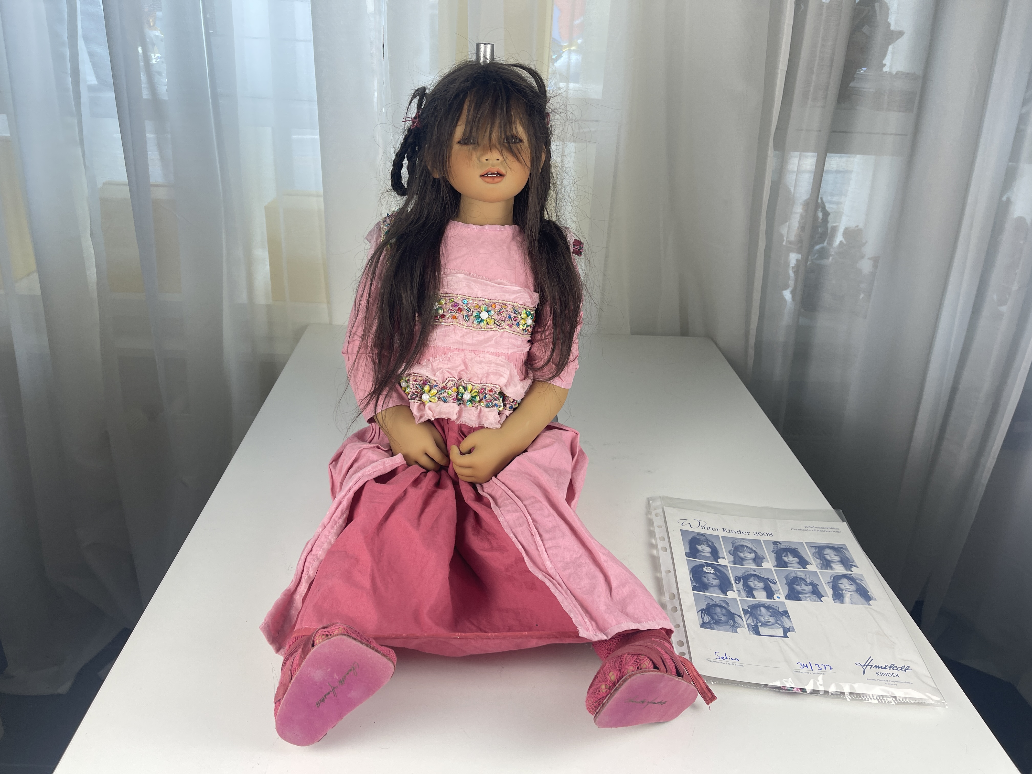 Annette Himstedt Puppe Setina 78 cm. Top Zustand